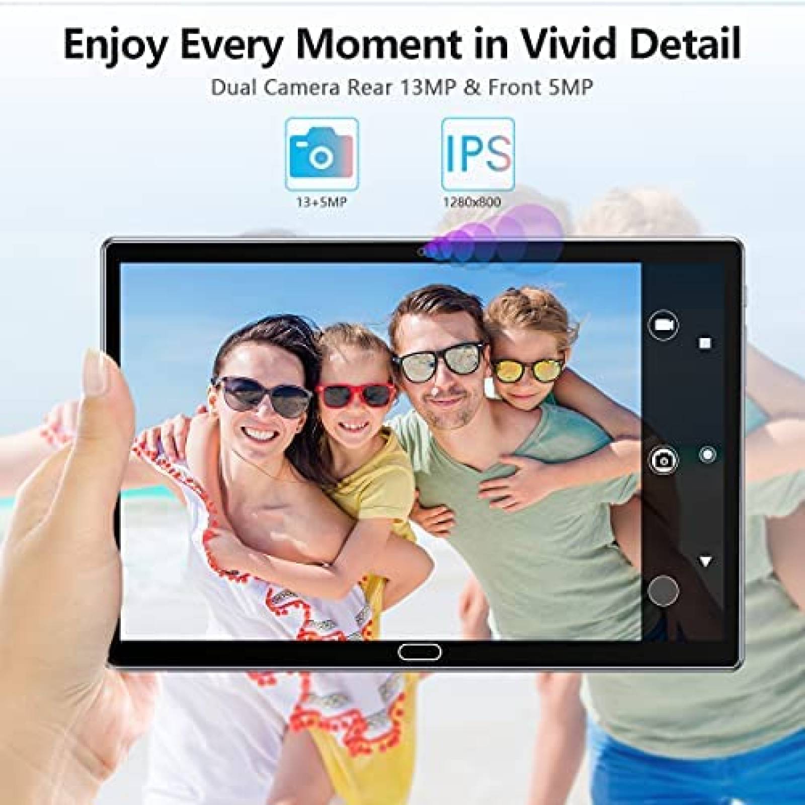 Tablet FEONAL 10'' Octa-Core 4GB RAM 64GB ROM 13MP -Gris