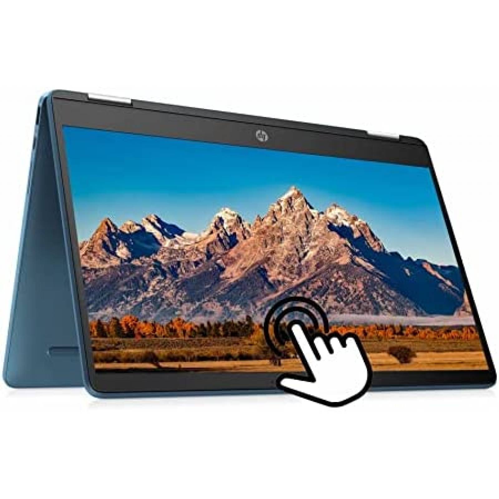 Laptop HP 14'' Tactil Intel N4120 4GB 64GB Chrome OS -Azul