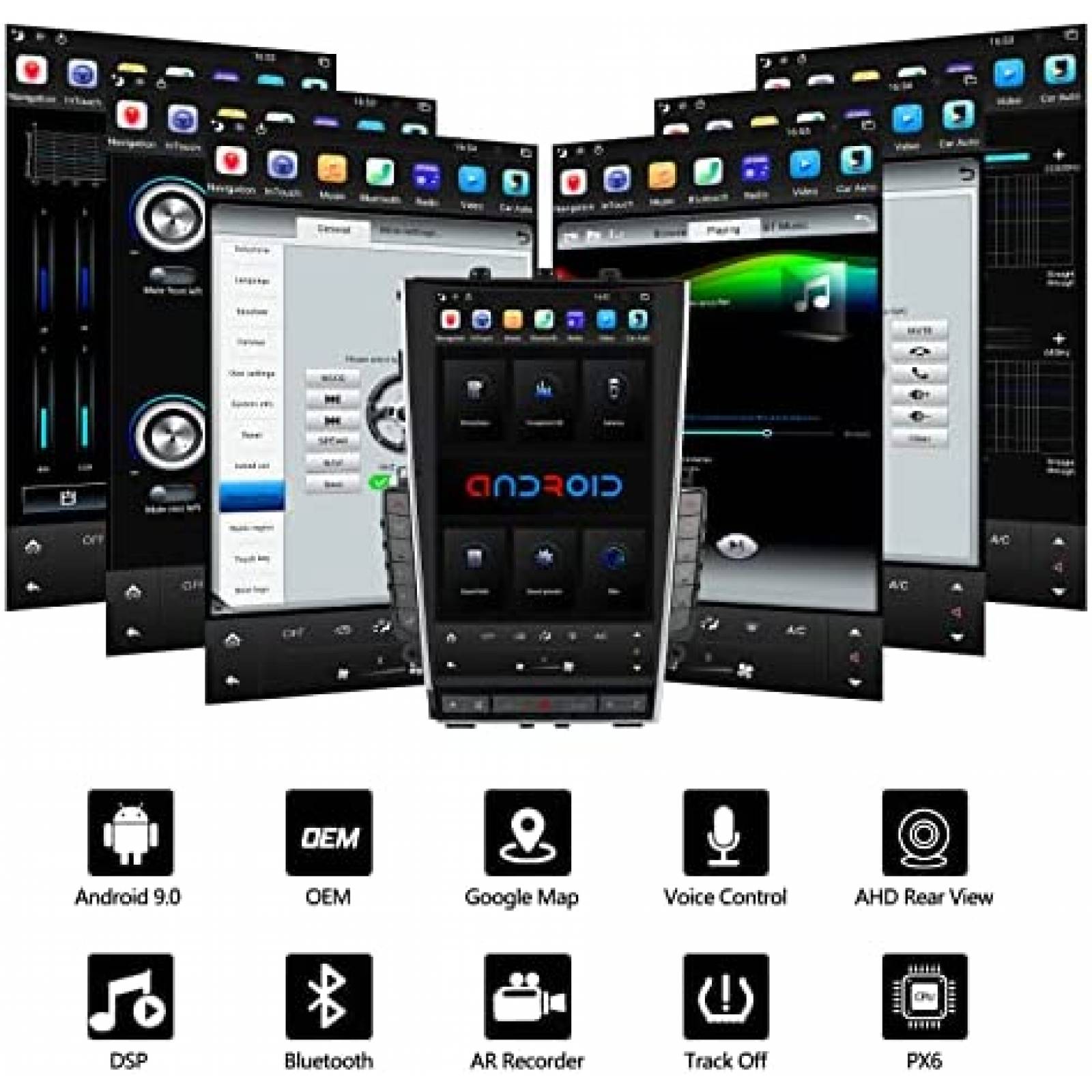 Estereo para Carro Cidava 13.6'' Touch 4GB RAM 64GB ROM