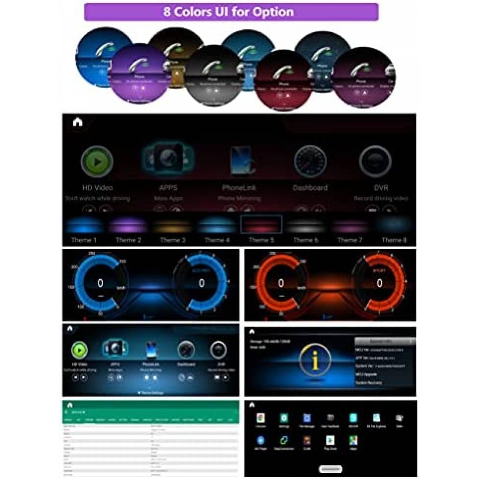 Estereo para Carro Road Top 10.25'' 6GB+128GB Bluetooth