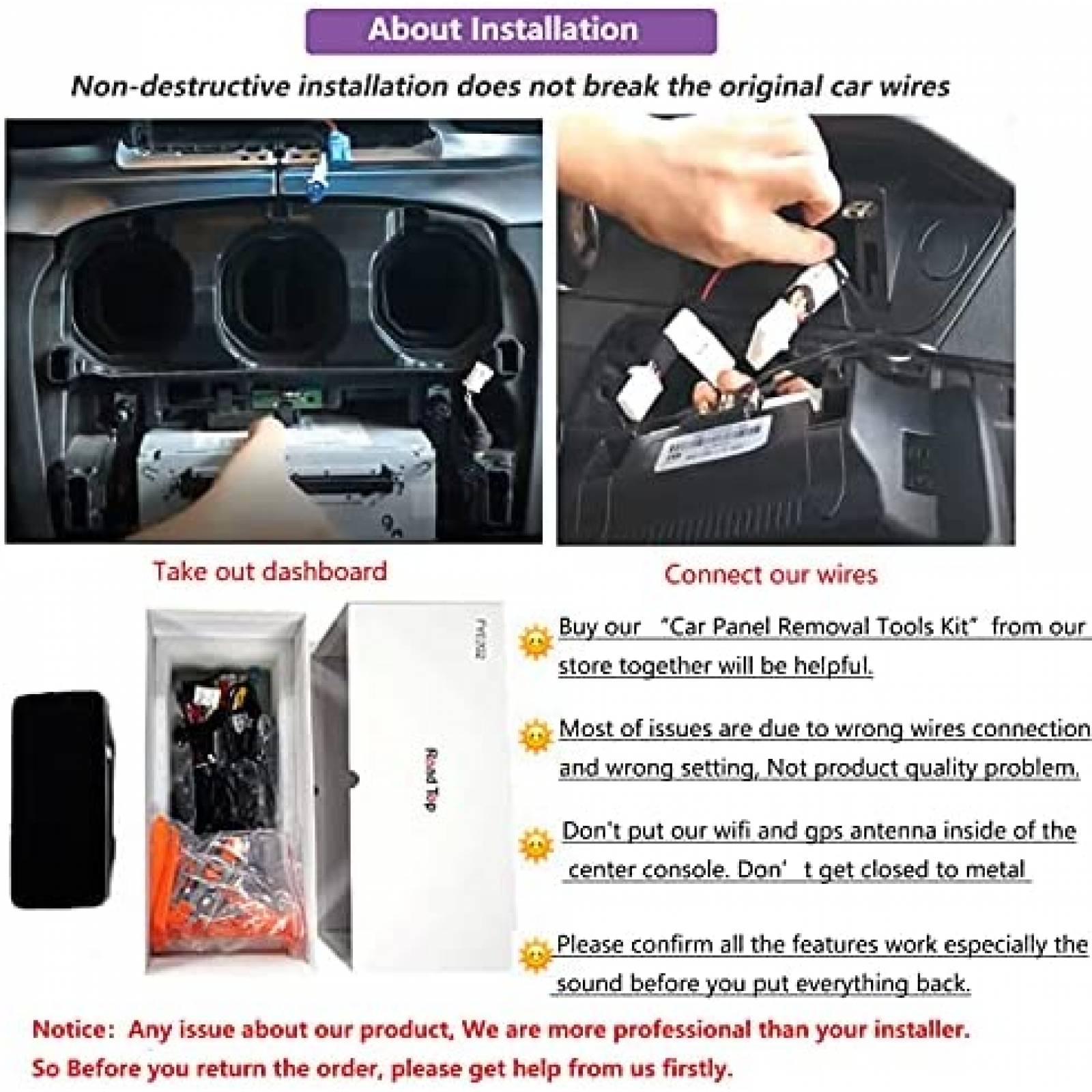 Estereo para Carro Road Top 10.25'' 6GB+128GB Bluetooth