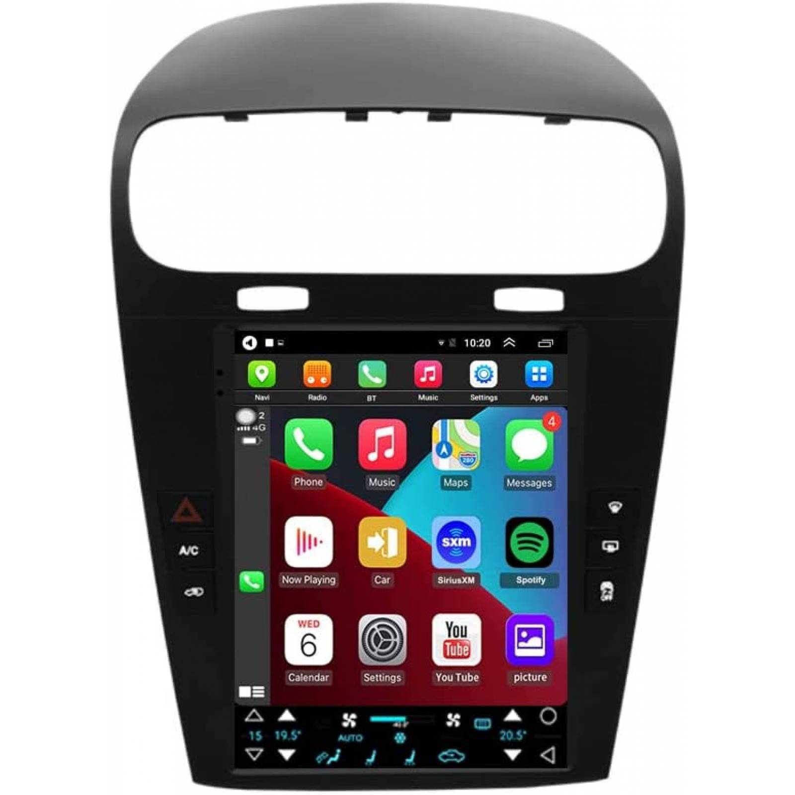 Estereo para Carro Topdisplay 10.4'' 4GB RAM 64GB ROM 4G LTE
