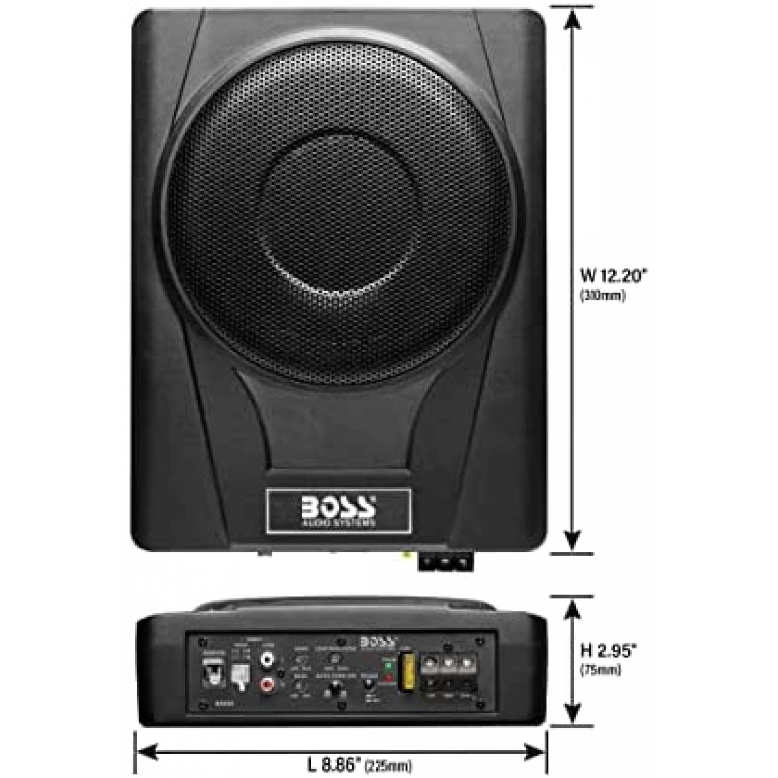 Subwoofer BOSS Audio Systems BASS8 Amplificador Integrado