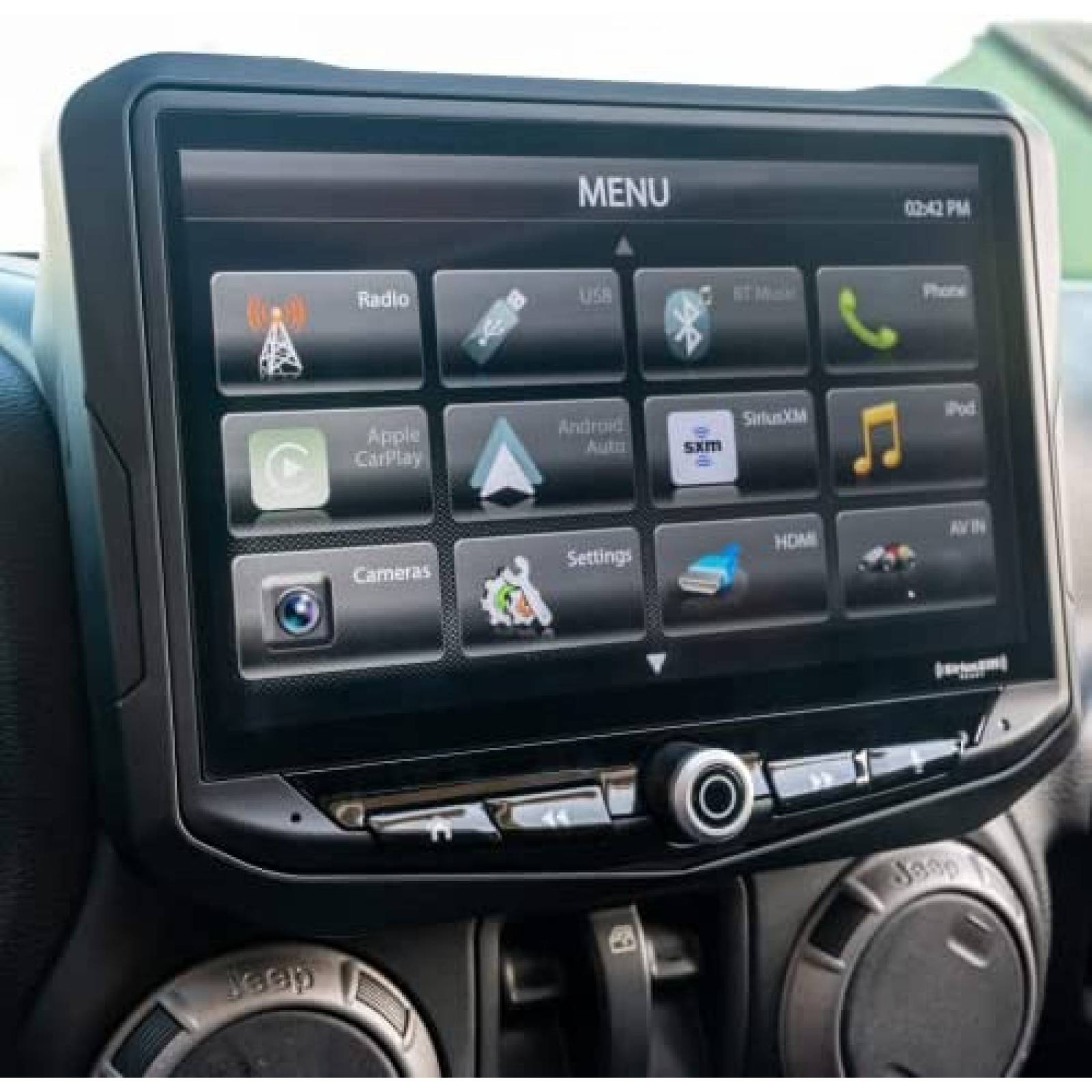 Estereo para Carro STINGER 10'' HD GPS Bluetooth USB -Negro