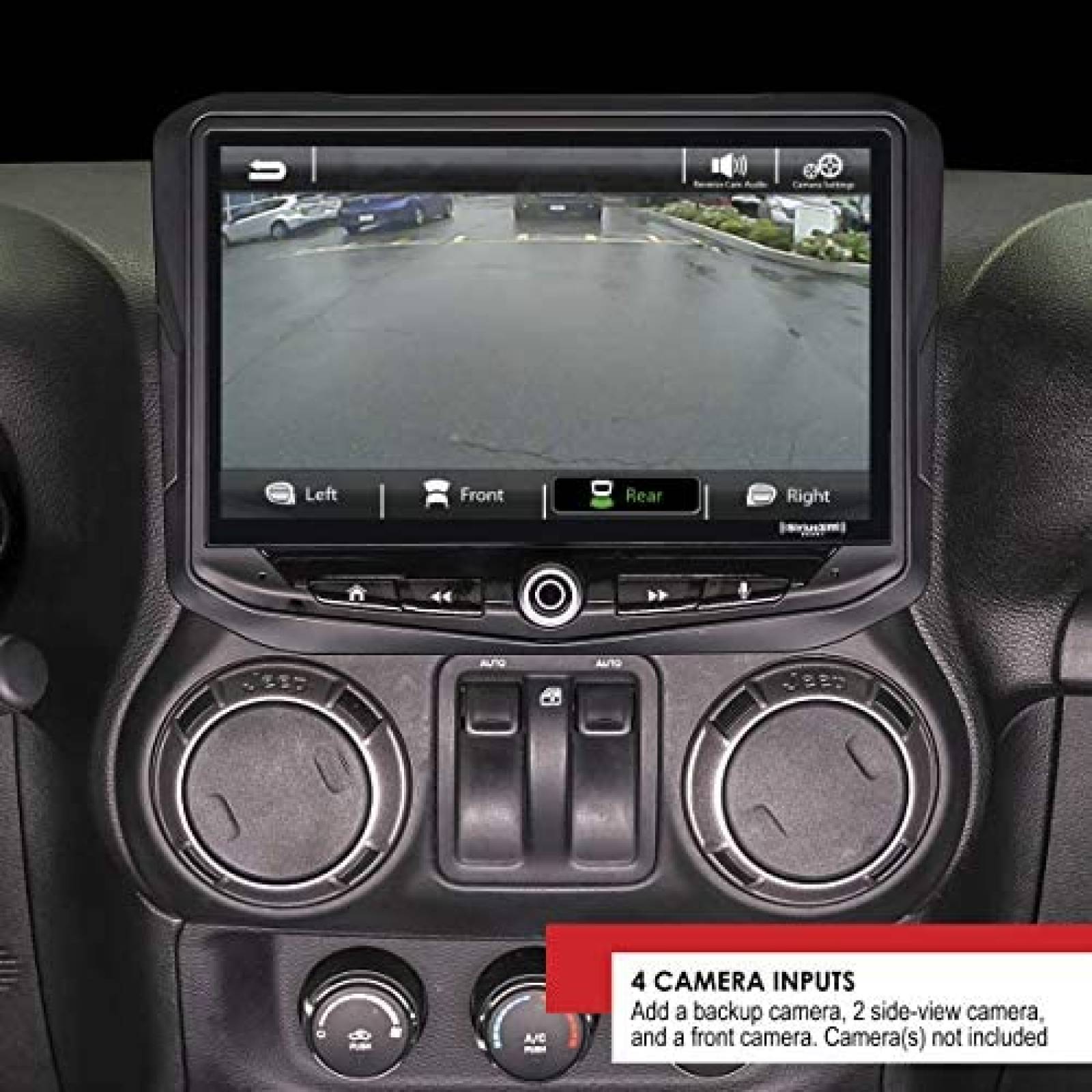 Estereo para Carro STINGER 10'' HD GPS Bluetooth USB -Negro