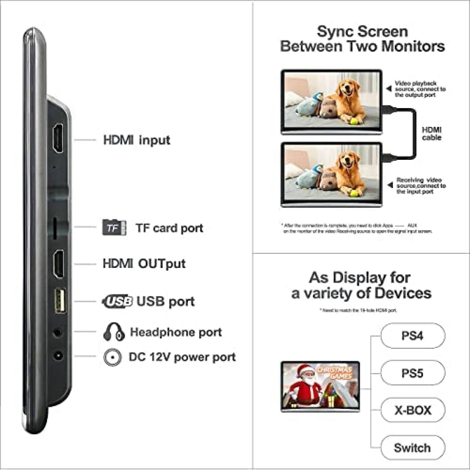 2pz Pantalla Cabecera AINAVI 13.3'' Wifi Bluetooth USB HDMI