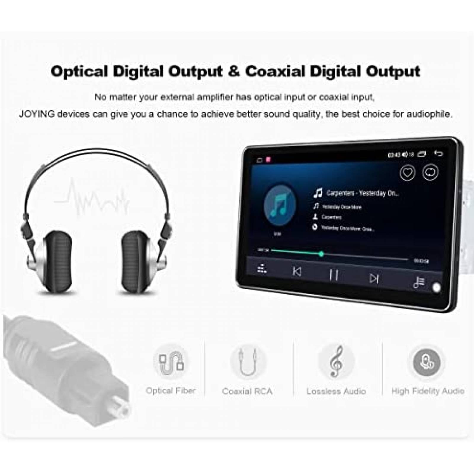 Estereo Auto JOYING 10.5'' Android 8 Core Touch Wifi SIM -N