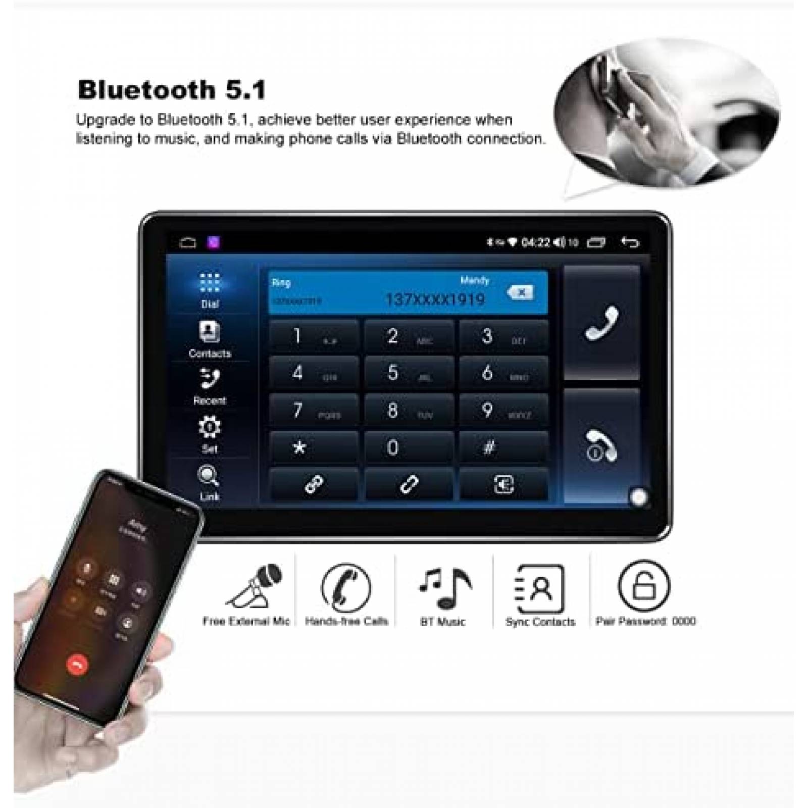 Estereo Auto JOYING 10.5'' Android 8 Core Touch Wifi SIM -N