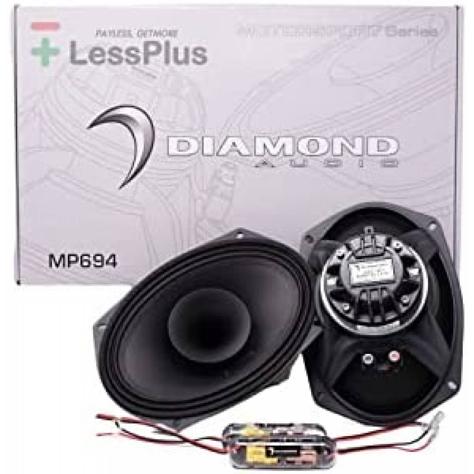Set Bocinas para Carro Diamond Audio MP694 6x9 Pro 150W RMS