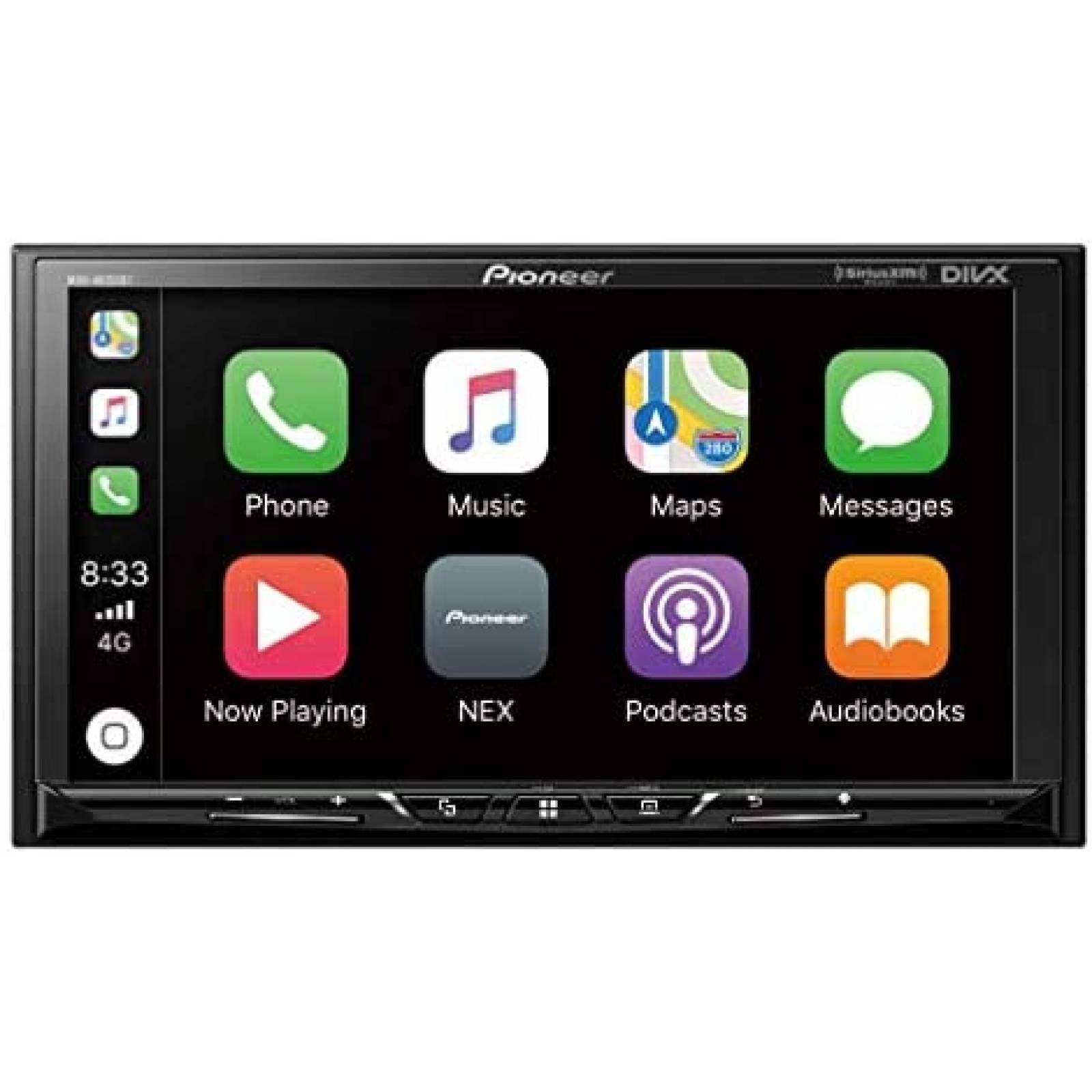 Estereo De Coche PIONEER Bluetooth 7 Pulgadas -Negro