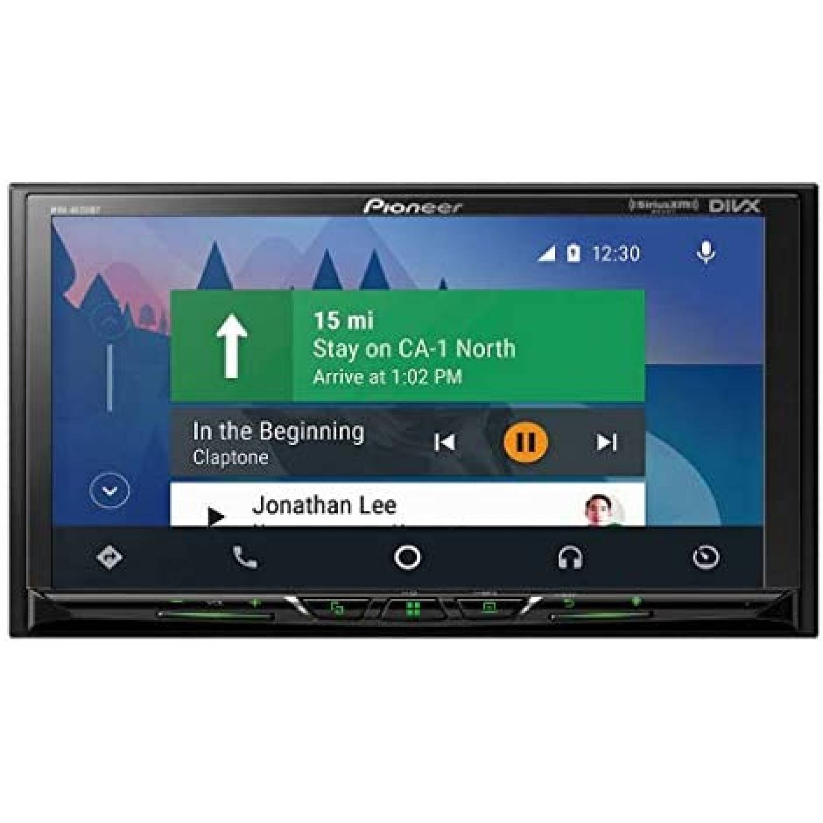 Estereo De Coche PIONEER Bluetooth 7 Pulgadas -Negro
