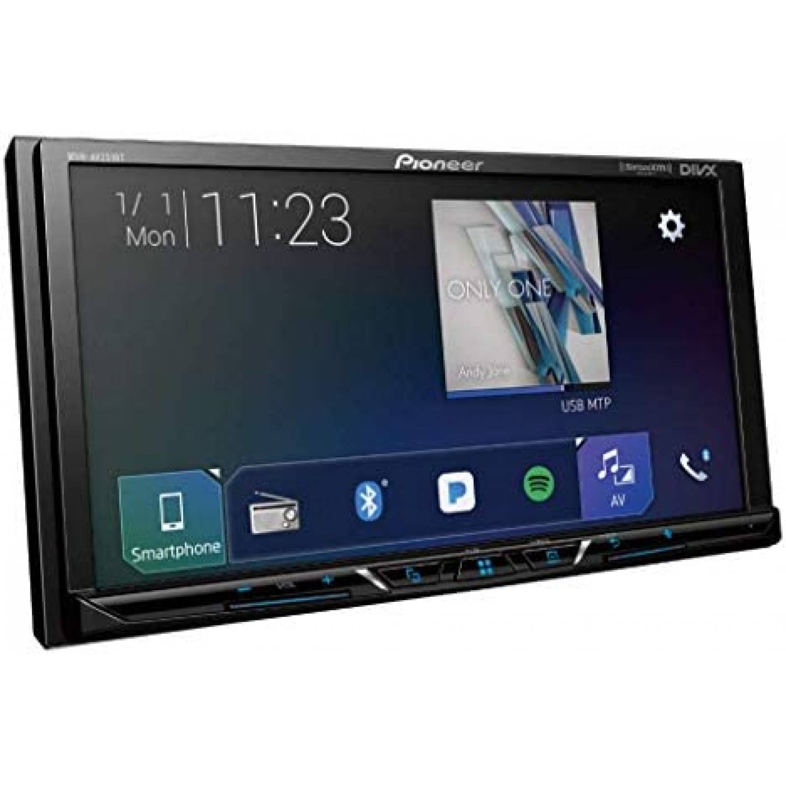 Estereo De Coche PIONEER Bluetooth 7 Pulgadas -Negro