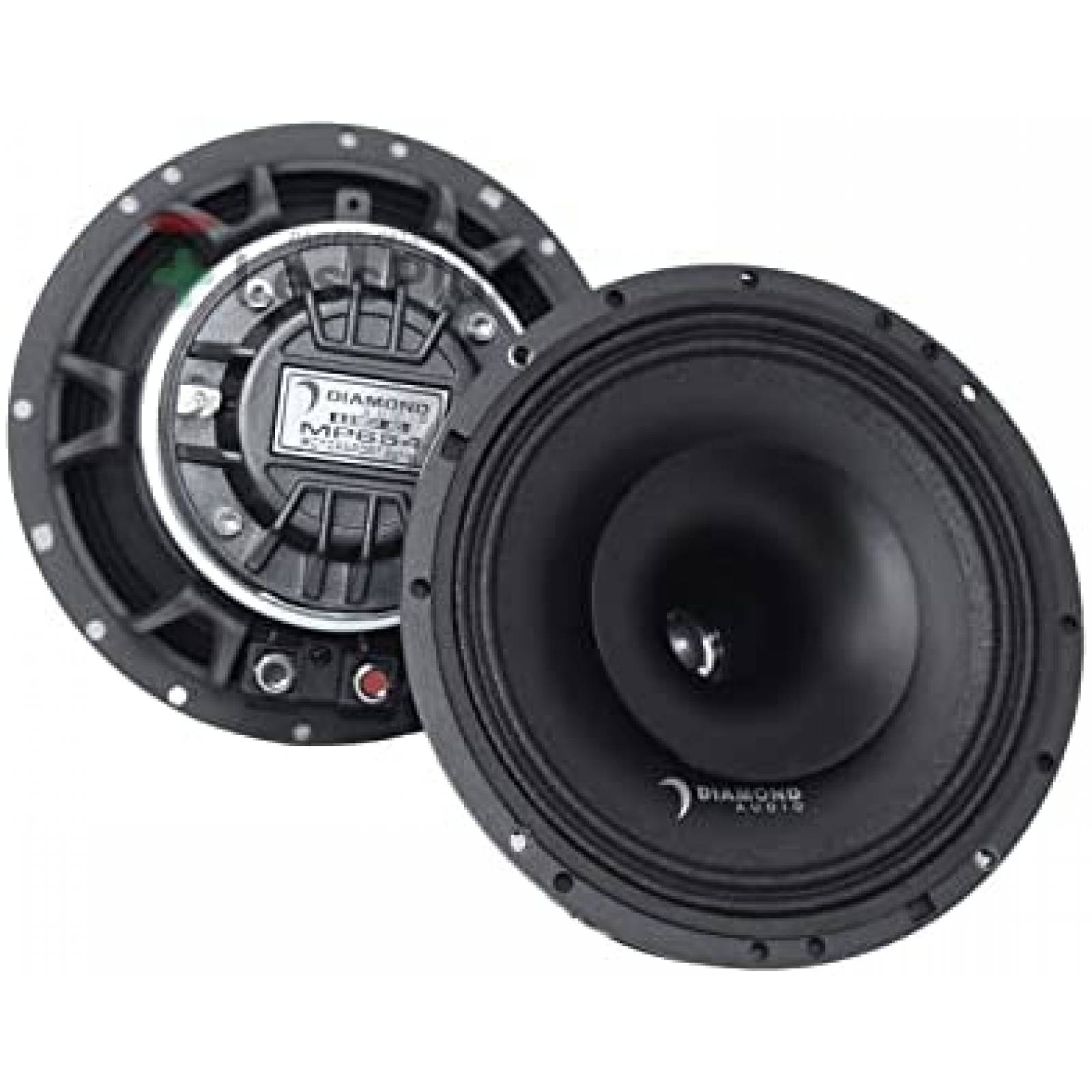 Set Bocinas Diamond Audio MP654 6.5" Pro Co-Ax Woofer 150W