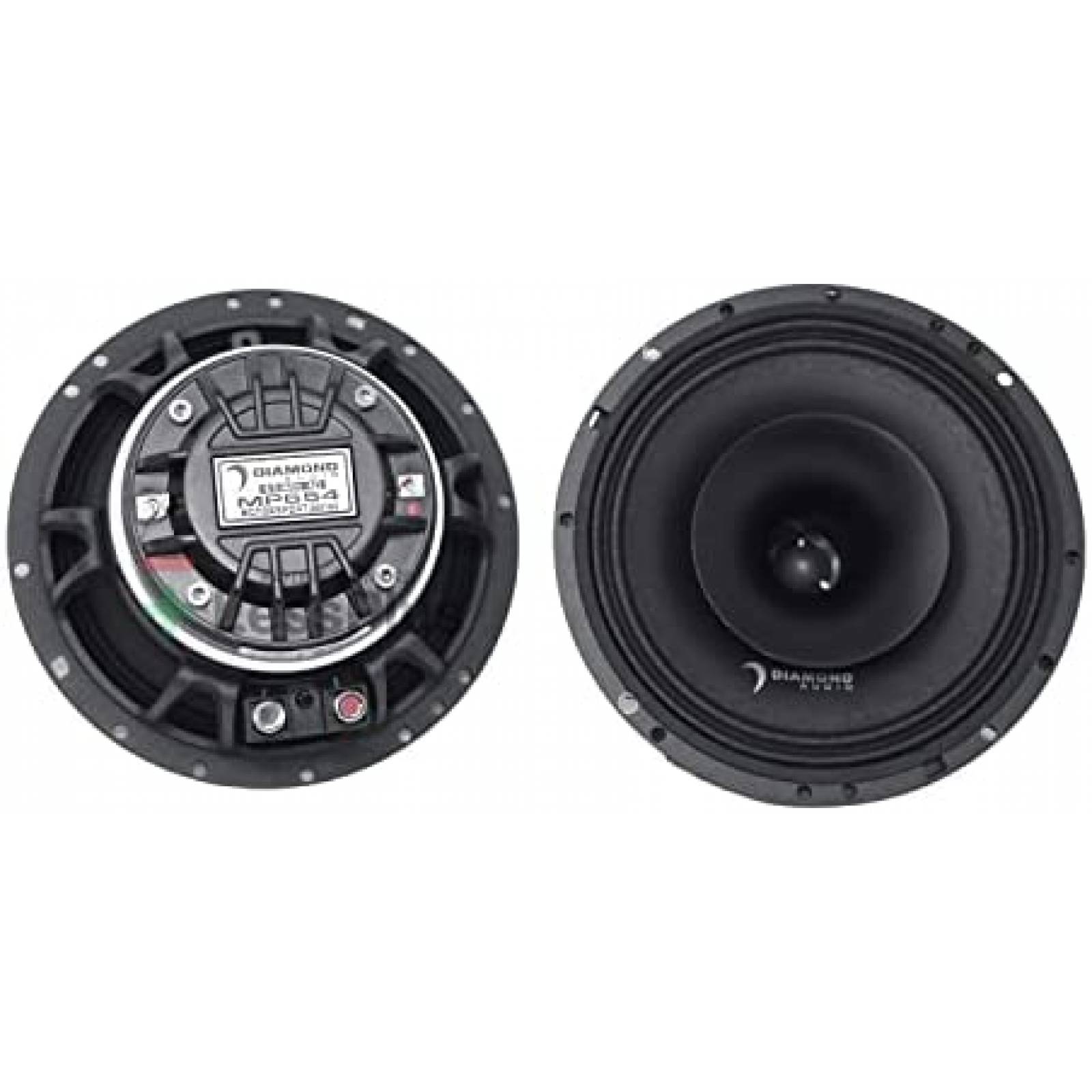 Set Bocinas Diamond Audio MP654 6.5" Pro Co-Ax Woofer 150W