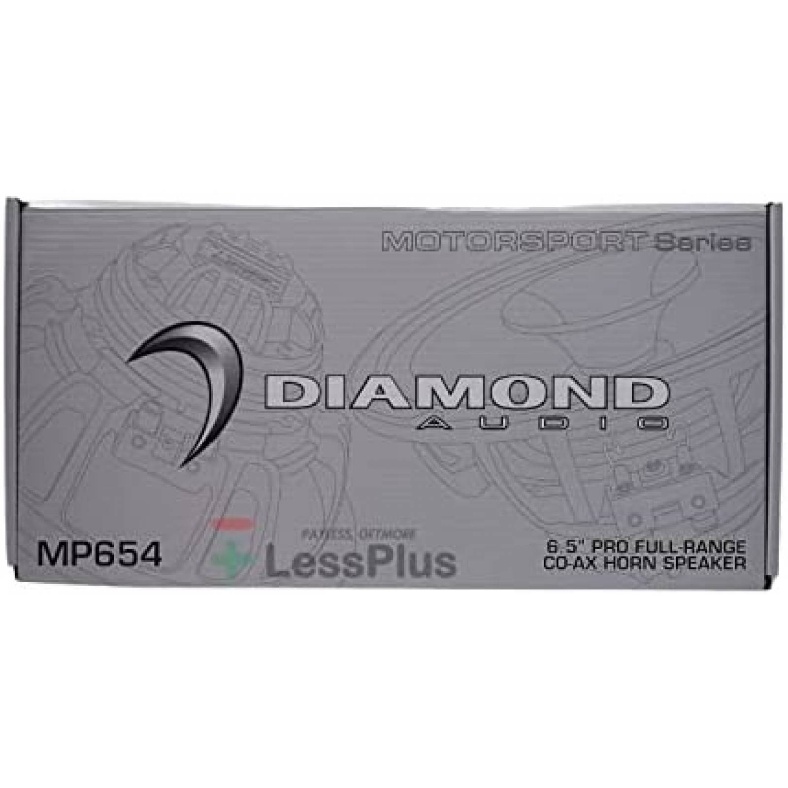 Set Bocinas Diamond Audio MP654 6.5" Pro Co-Ax Woofer 150W