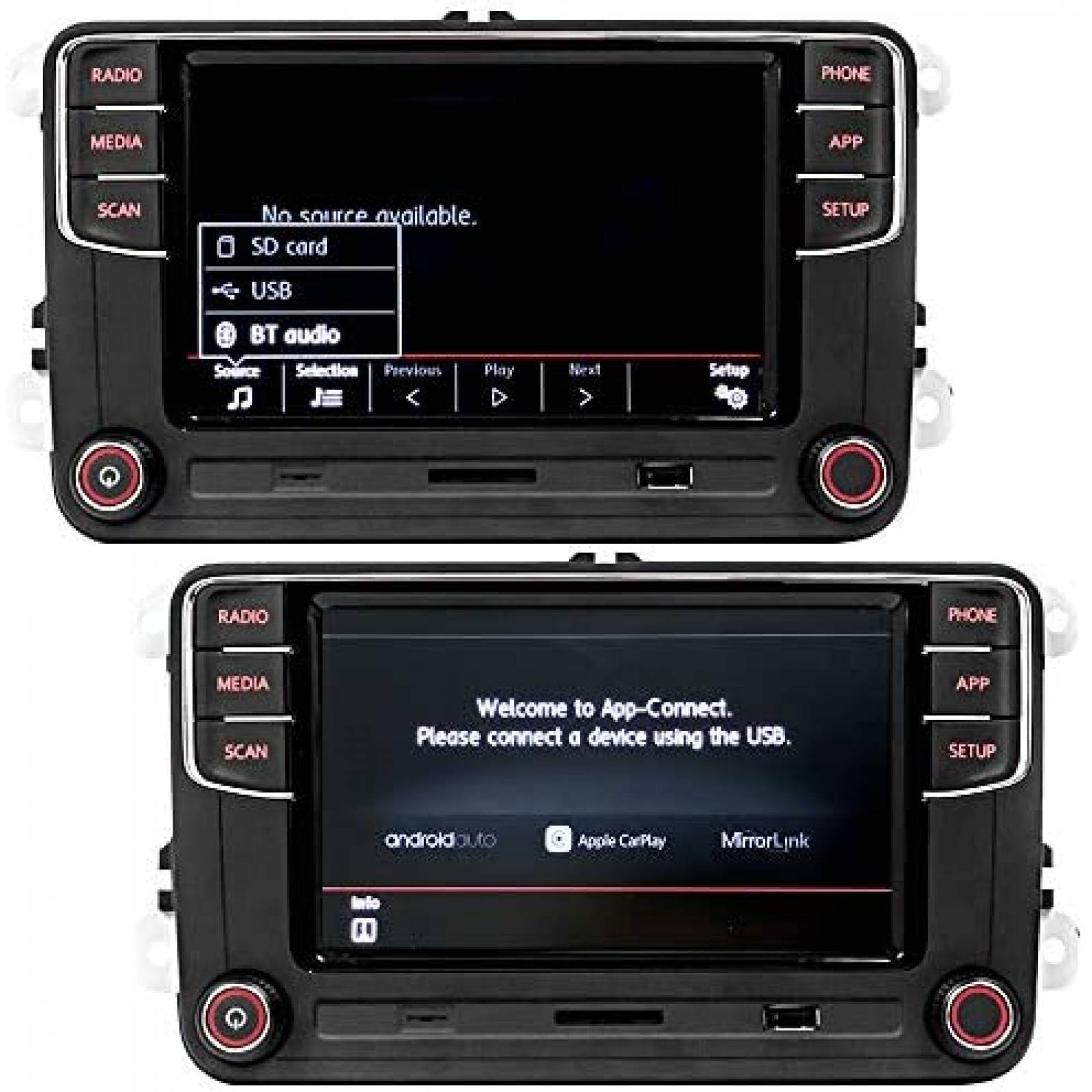 Estereo para Auto SCUMAXCON RCD360 PROII USB SD RVC FM