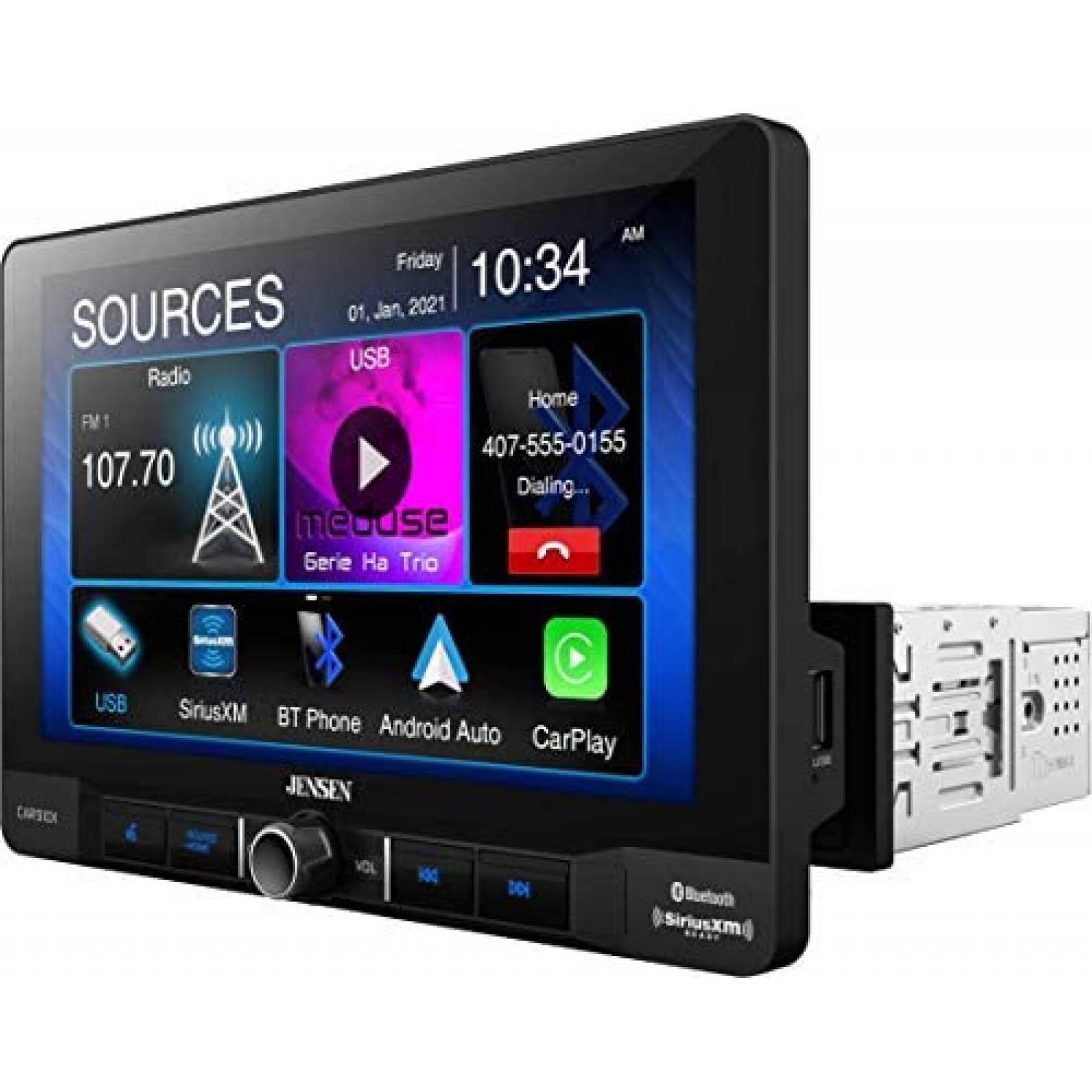 Estereo para Auto Jensen CAR910X 9" Tactil Bluetooth Android