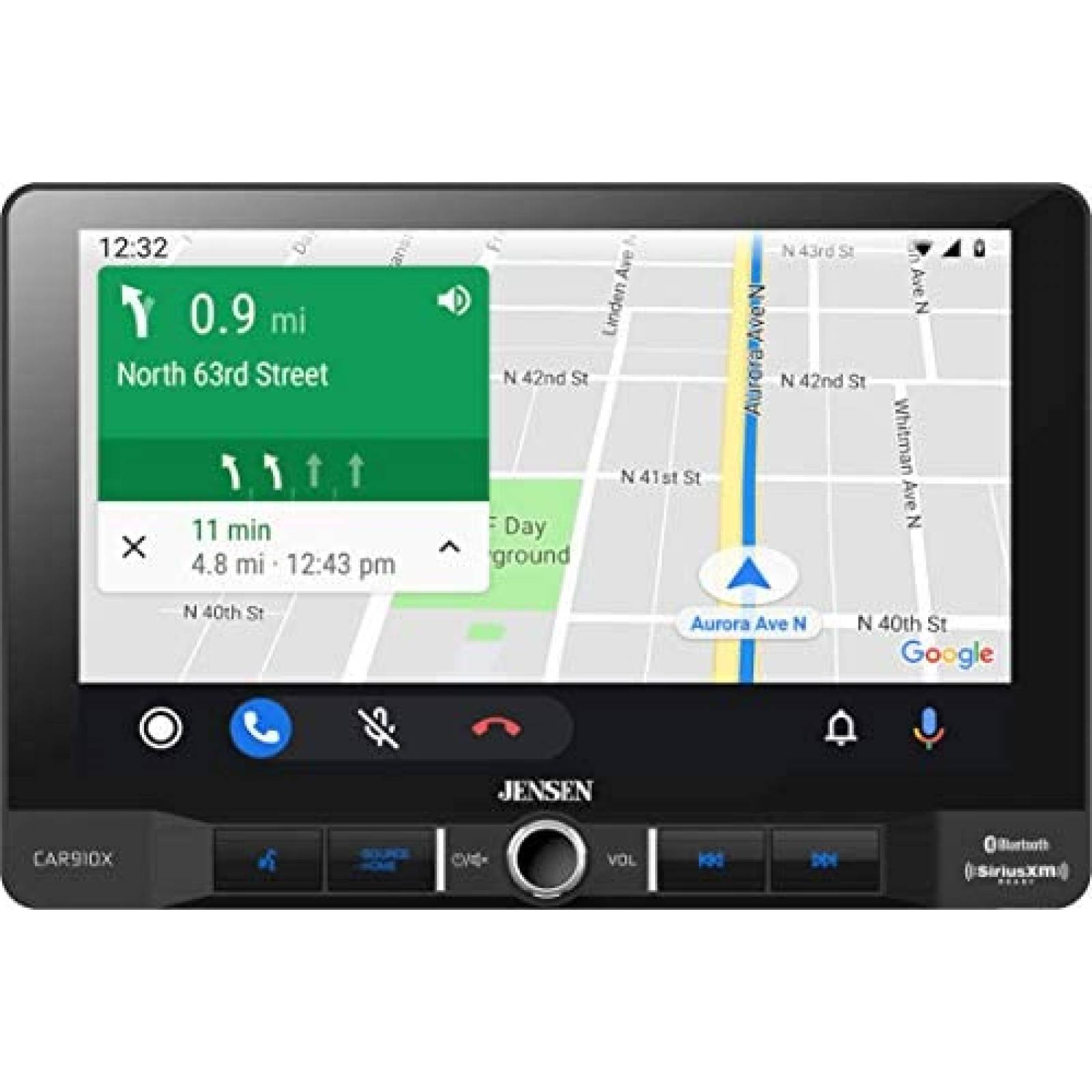 Estereo para Auto Jensen CAR910X 9" Tactil Bluetooth Android