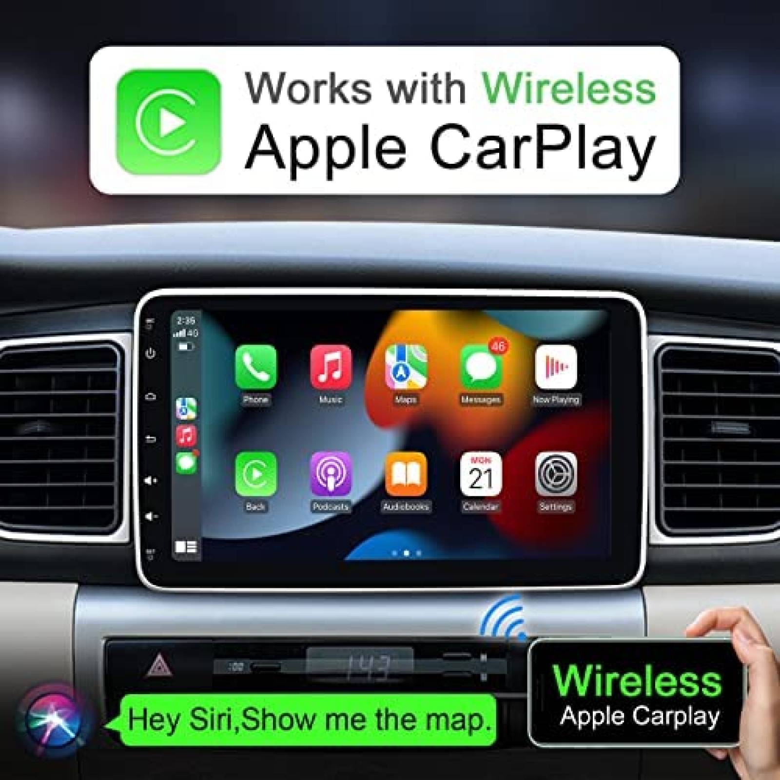 Estereo Auto Cogamichi 10'' Android Camara Frontal y Reversa