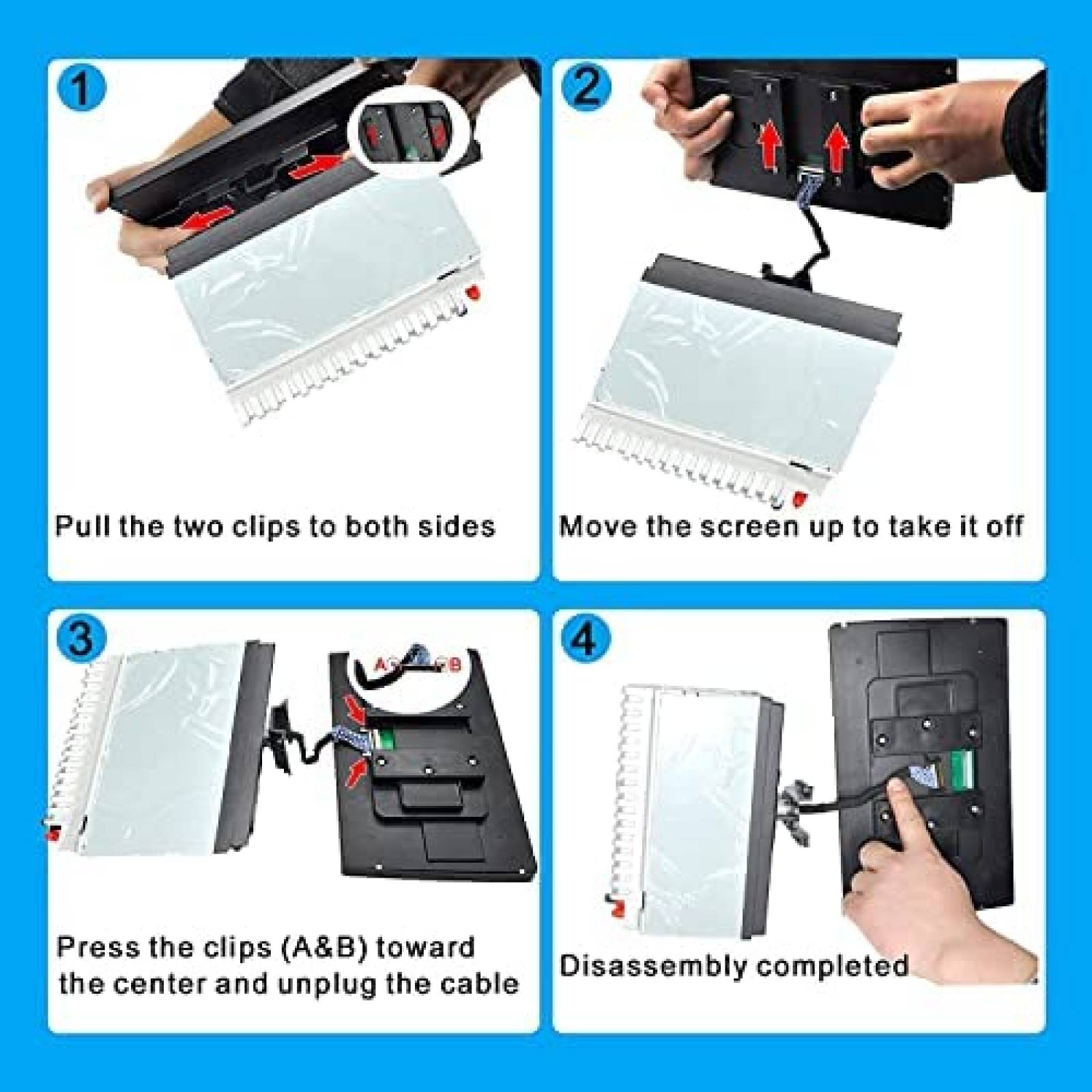 Estereo para Auto Woibugee 10'' QLED Tactil Carplay -Negro