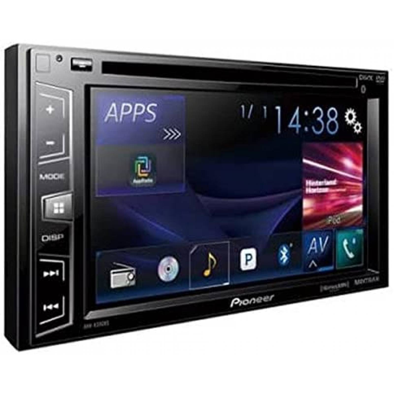 Estereo De Coche PIONEER Doble Din Bluetooth 6.2 Pulgadas