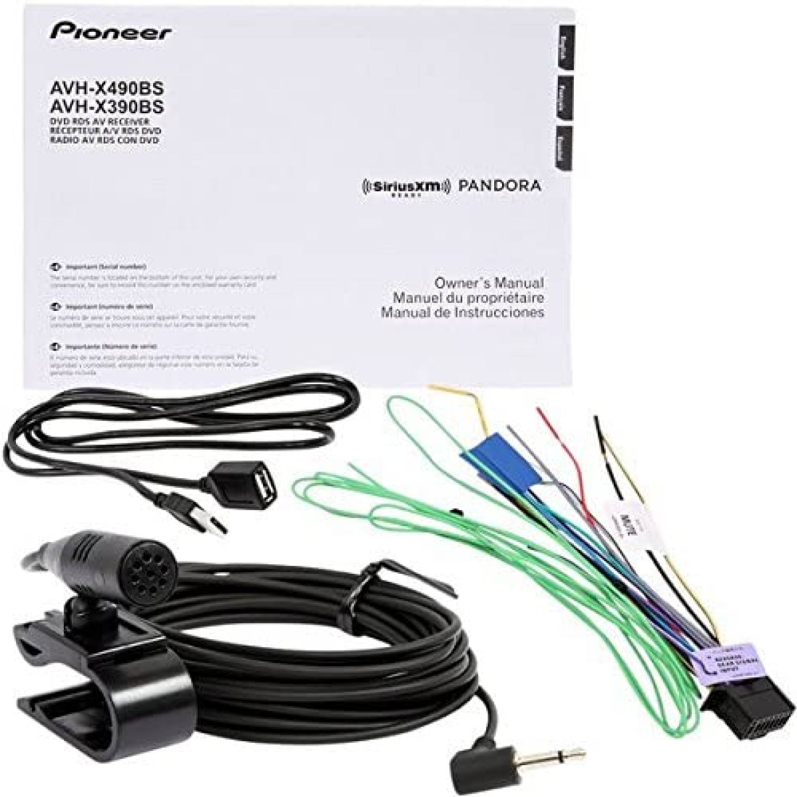 Estereo De Coche PIONEER Doble Din Bluetooth 6.2 Pulgadas