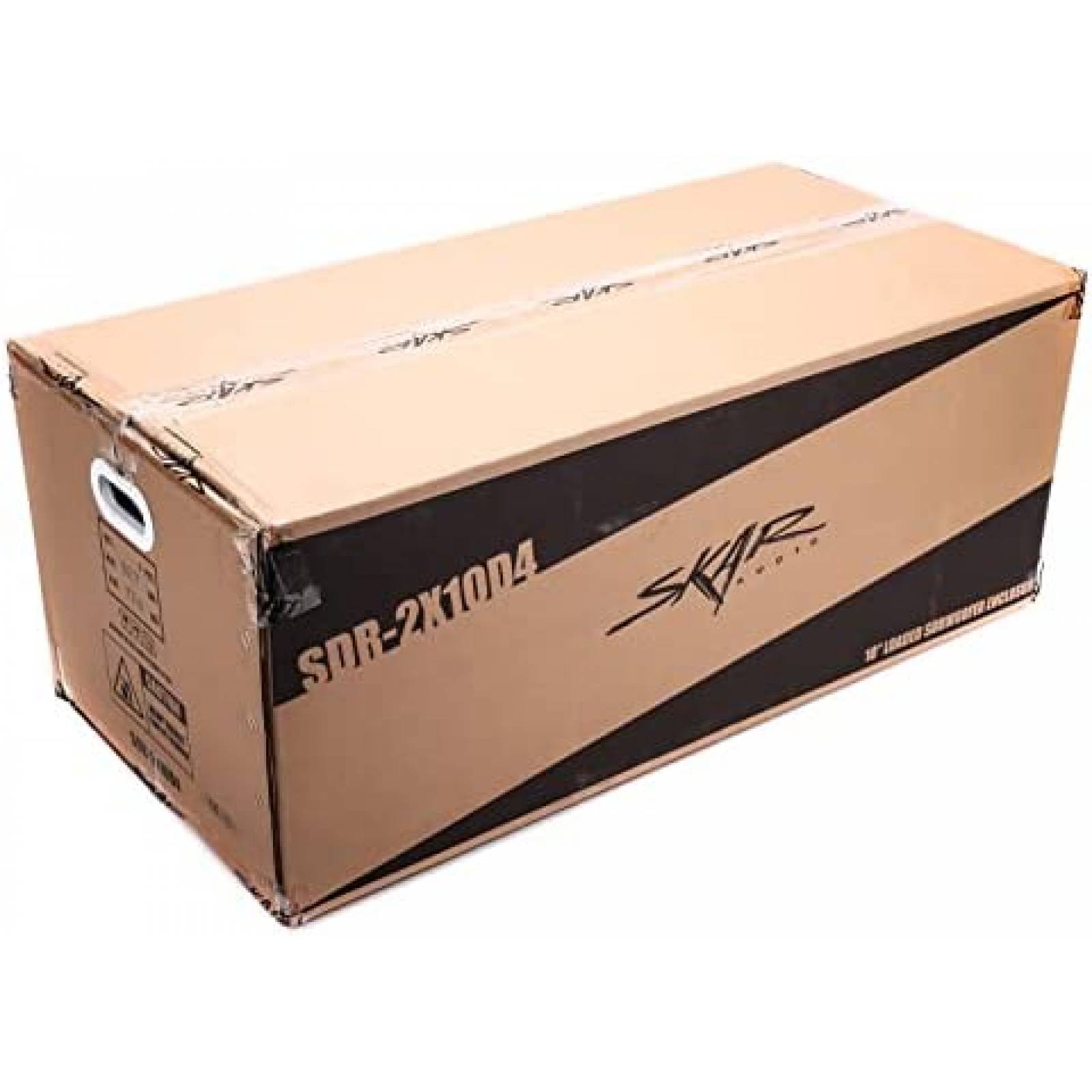 Subwoofer Skar Audio SDR-2X10D4 Para Coche 2400W -Negro