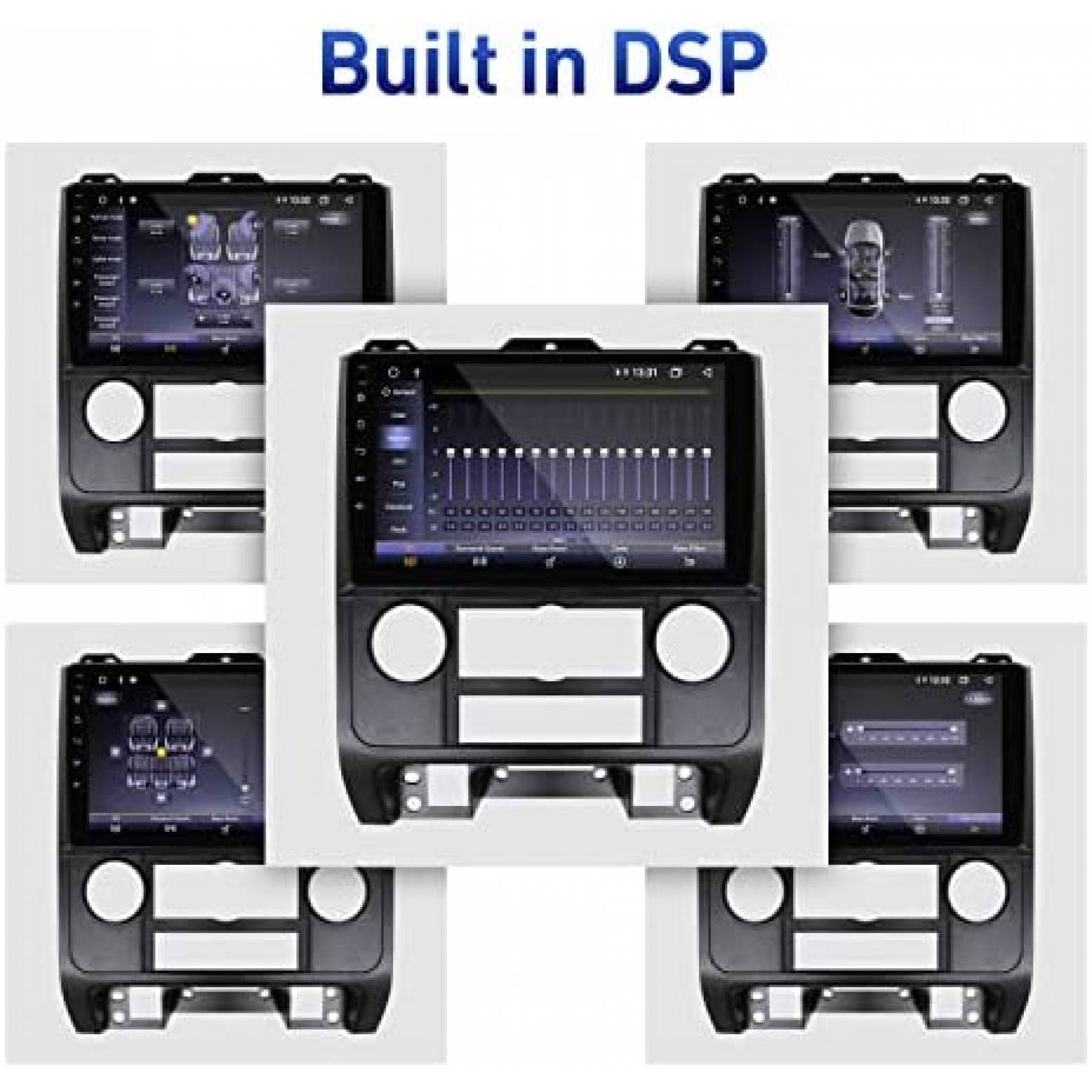 Estereo Auto YULU Android 10 9'' Touch + Camara -Negro