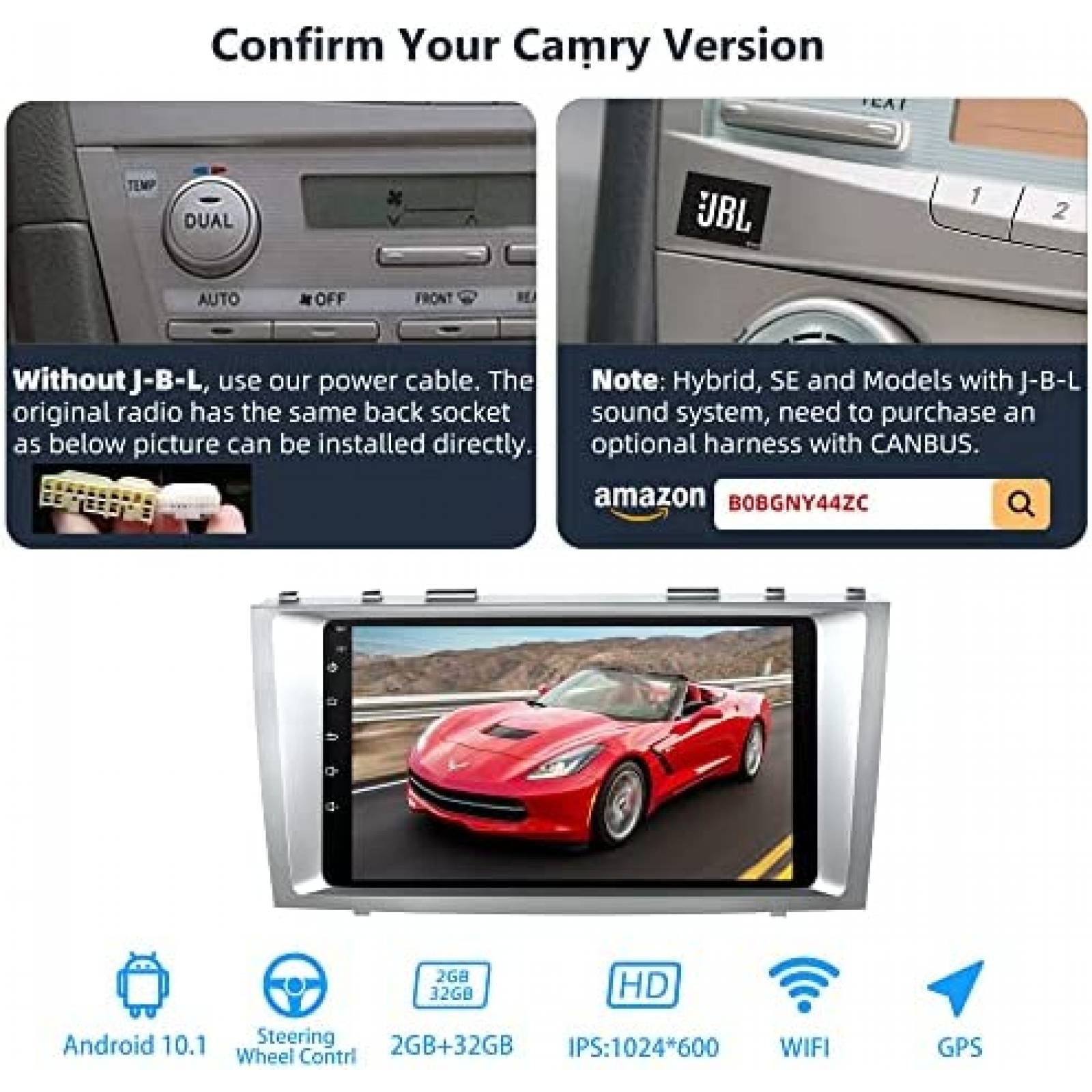 Estereo para Auto AdapterUniverse Compatible Cary 2006-2011