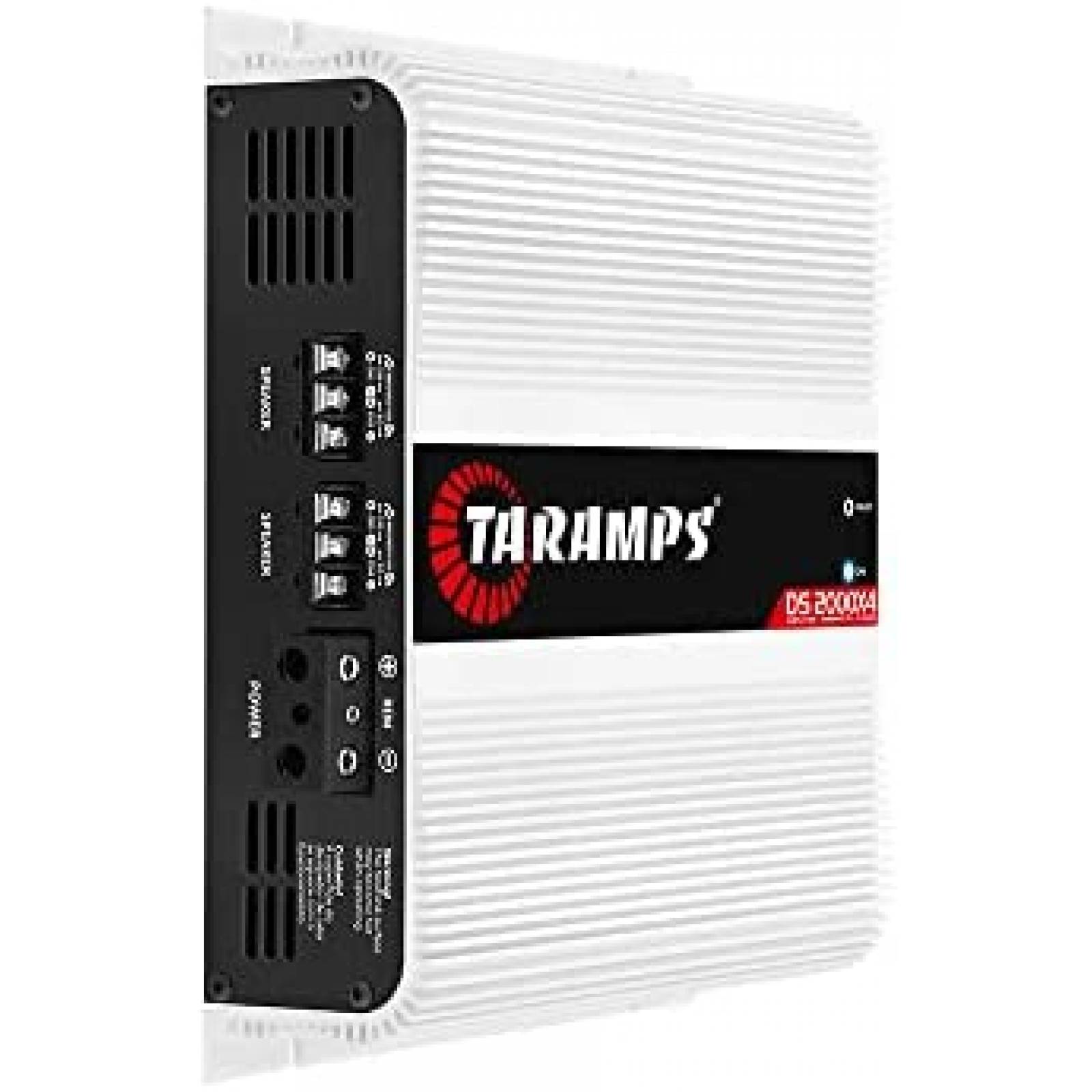 Amplificador Automovil Taramps DS 2000x4 4 Can 2000W RMS Bco