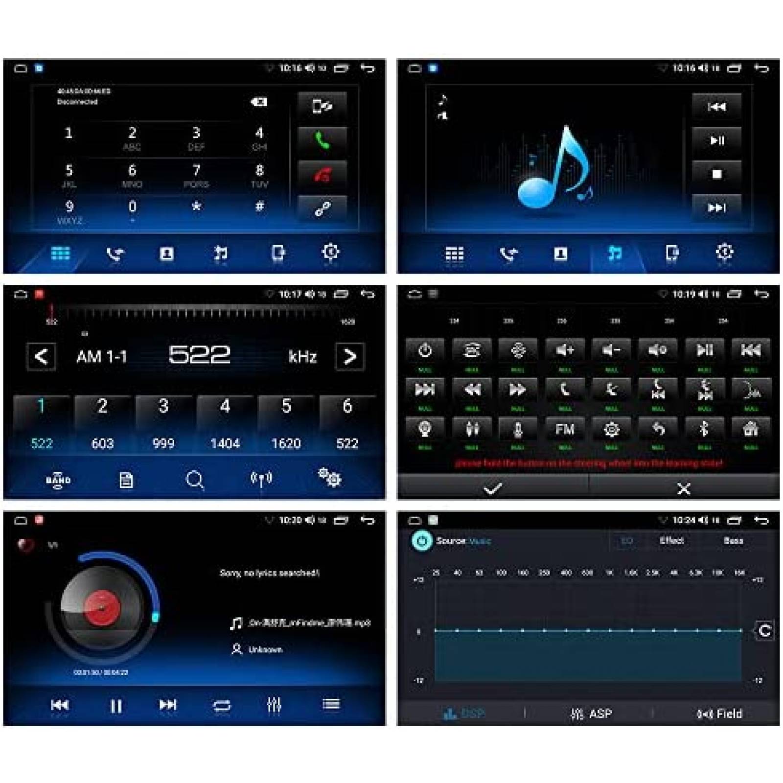 Estereo Auto YULU 10'' Tundra 2007 2013 Sequoia 2008 2018