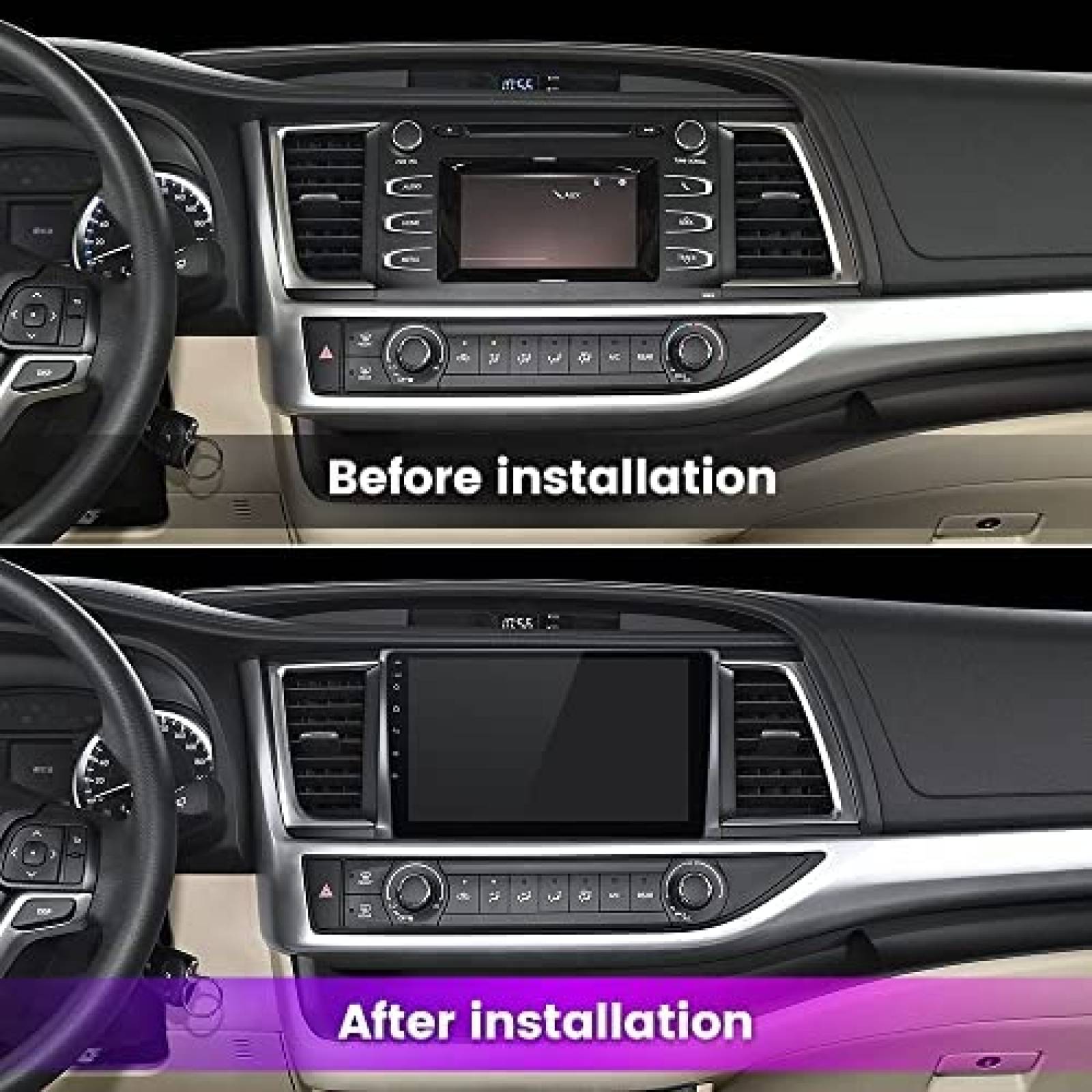 Estereo Auto Fellostar 10'' Highlander 2014 - 2019 Wifi GPS