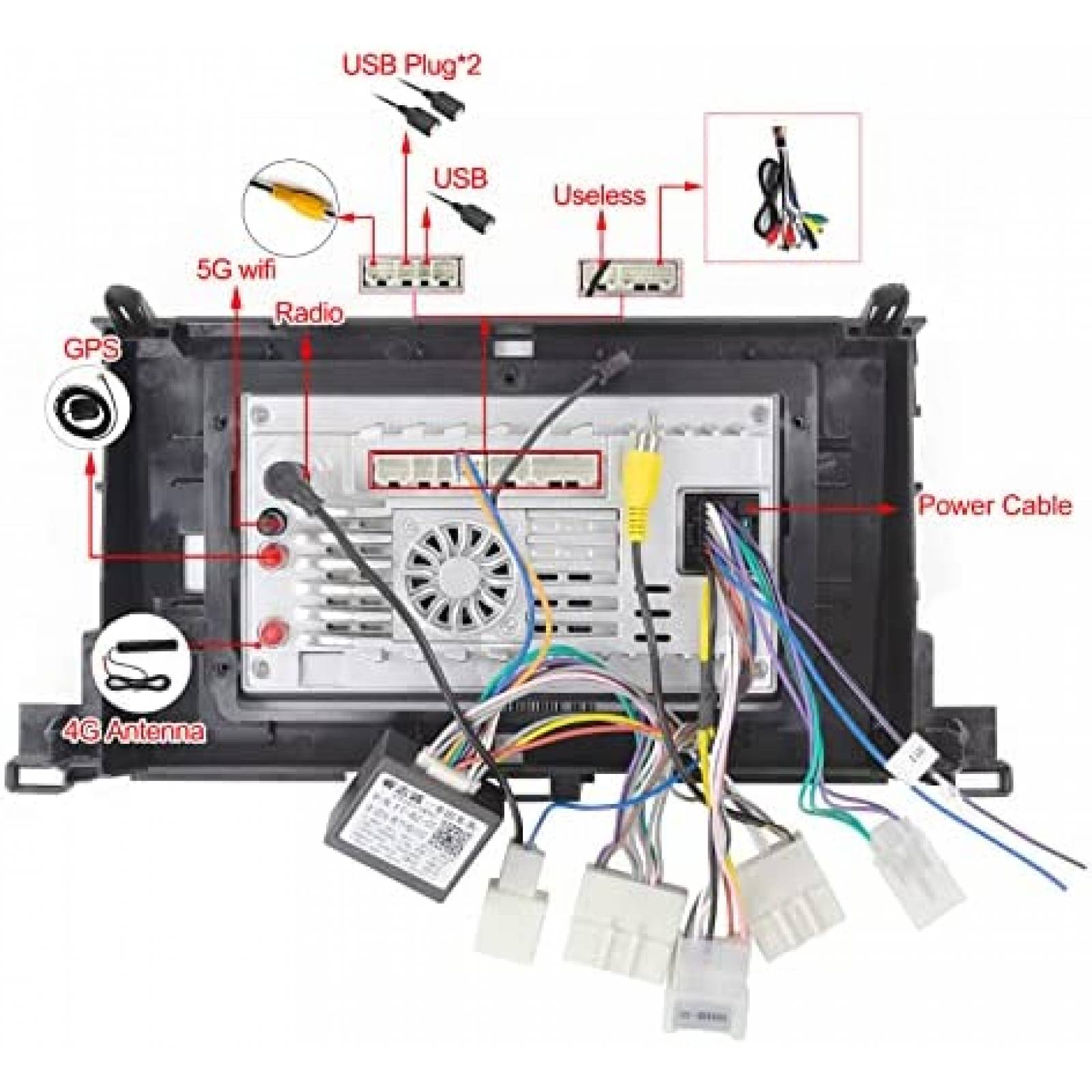 Estereo Auto Fellostar 10'' Highlander 2014 - 2019 Wifi GPS