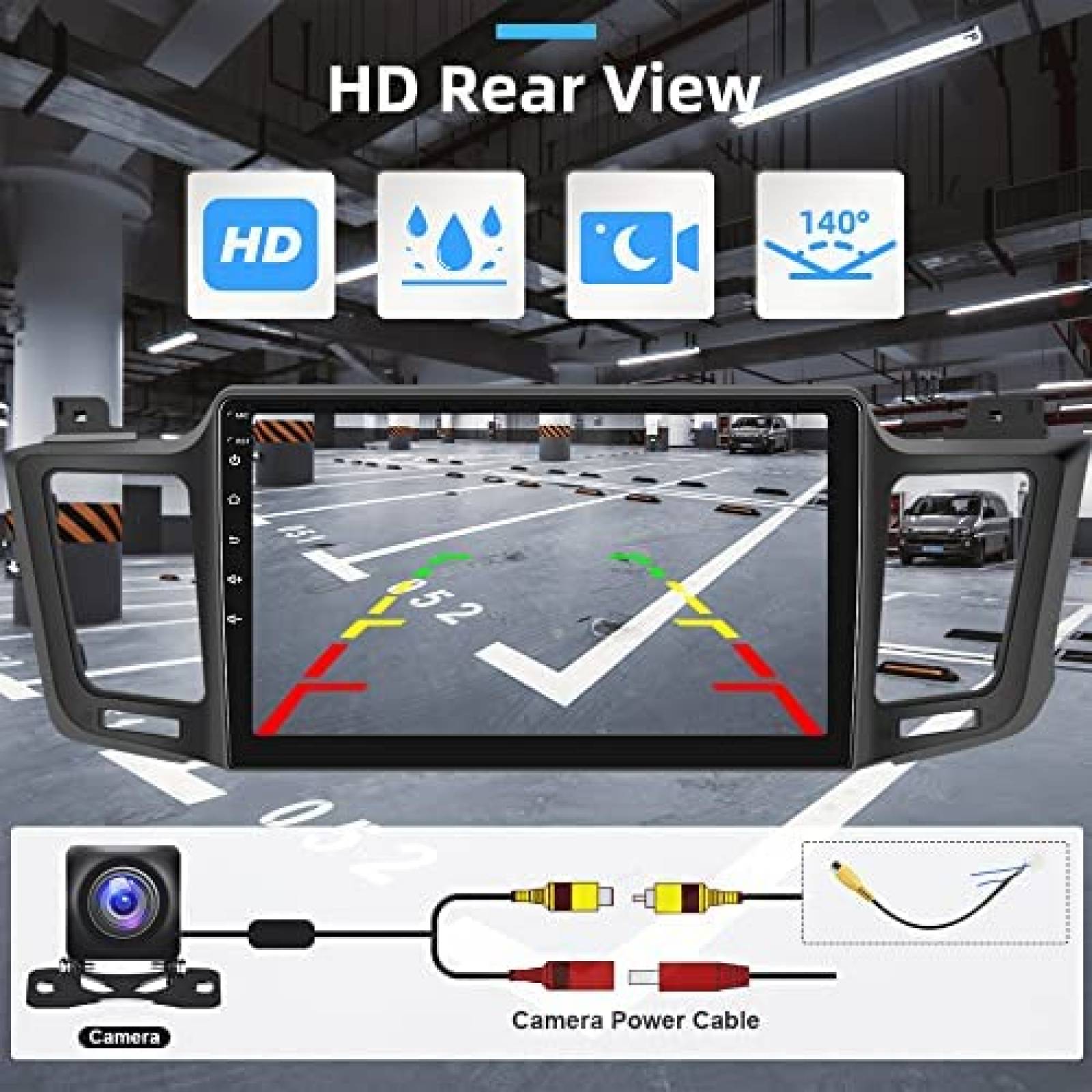 Estereo Auto Hodozzy 10'' RAV4 2013 2018 con Camara Reversa