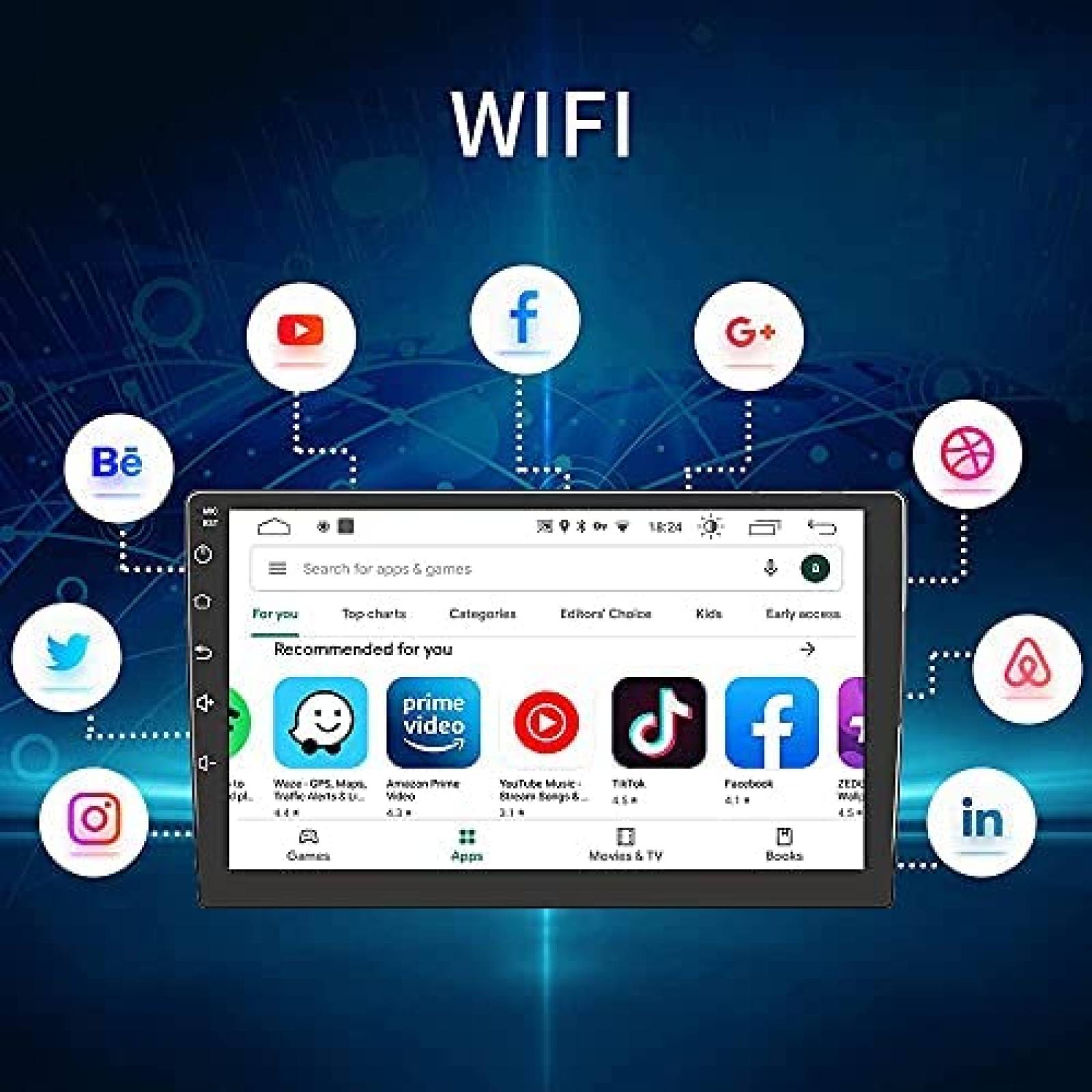 Estereo para Auto Cestovet Toyota Camry 2007-2011 9'' Wi-Fi