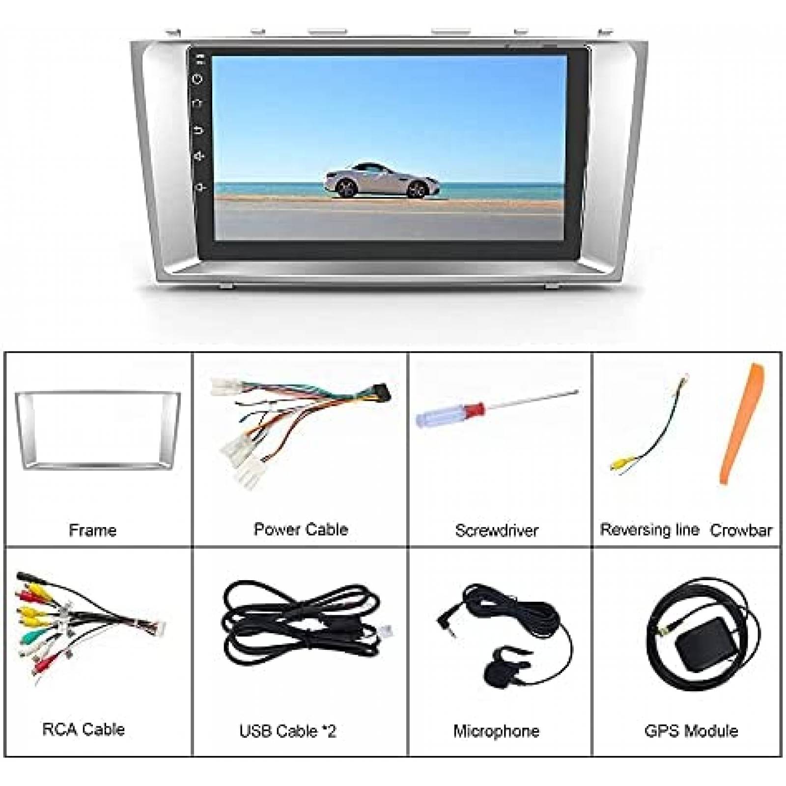 Estereo para Auto Cestovet Toyota Camry 2007-2011 9'' Wi-Fi