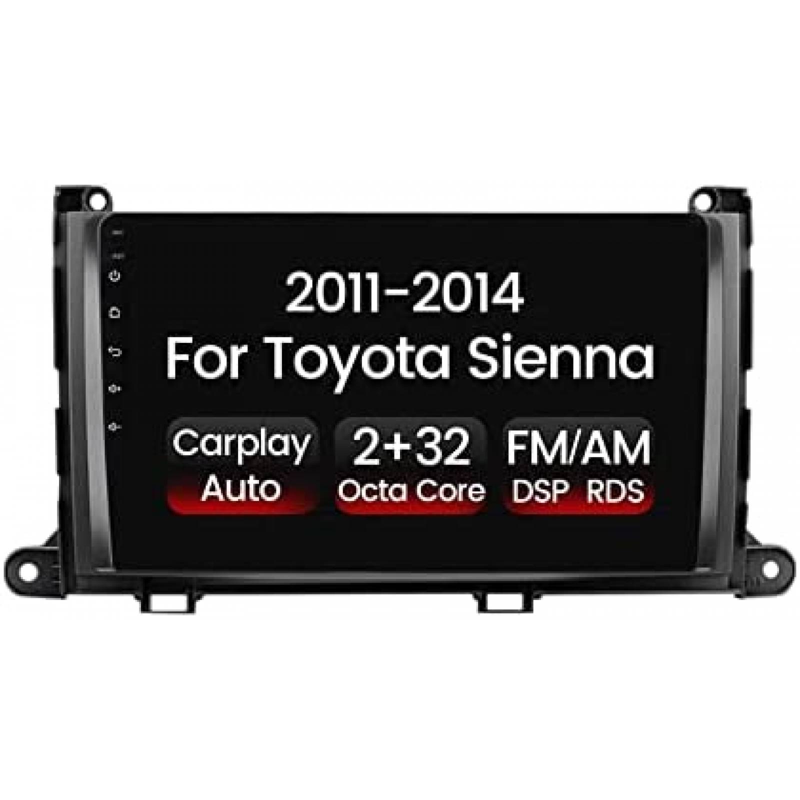 Estereo para Auto Biorunn Navegacion GPS para Toyota Sienna