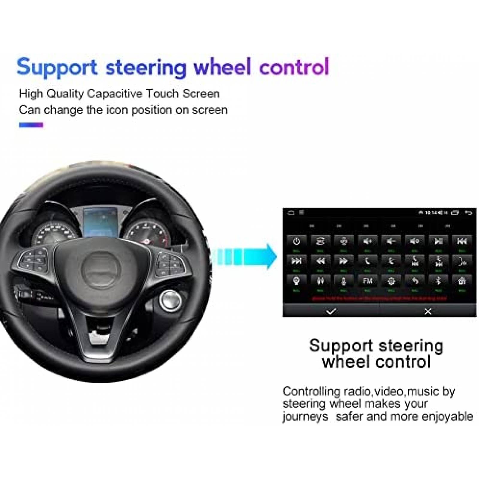 Estereo para Auto Biorunn Navegacion GPS para Toyota Sienna