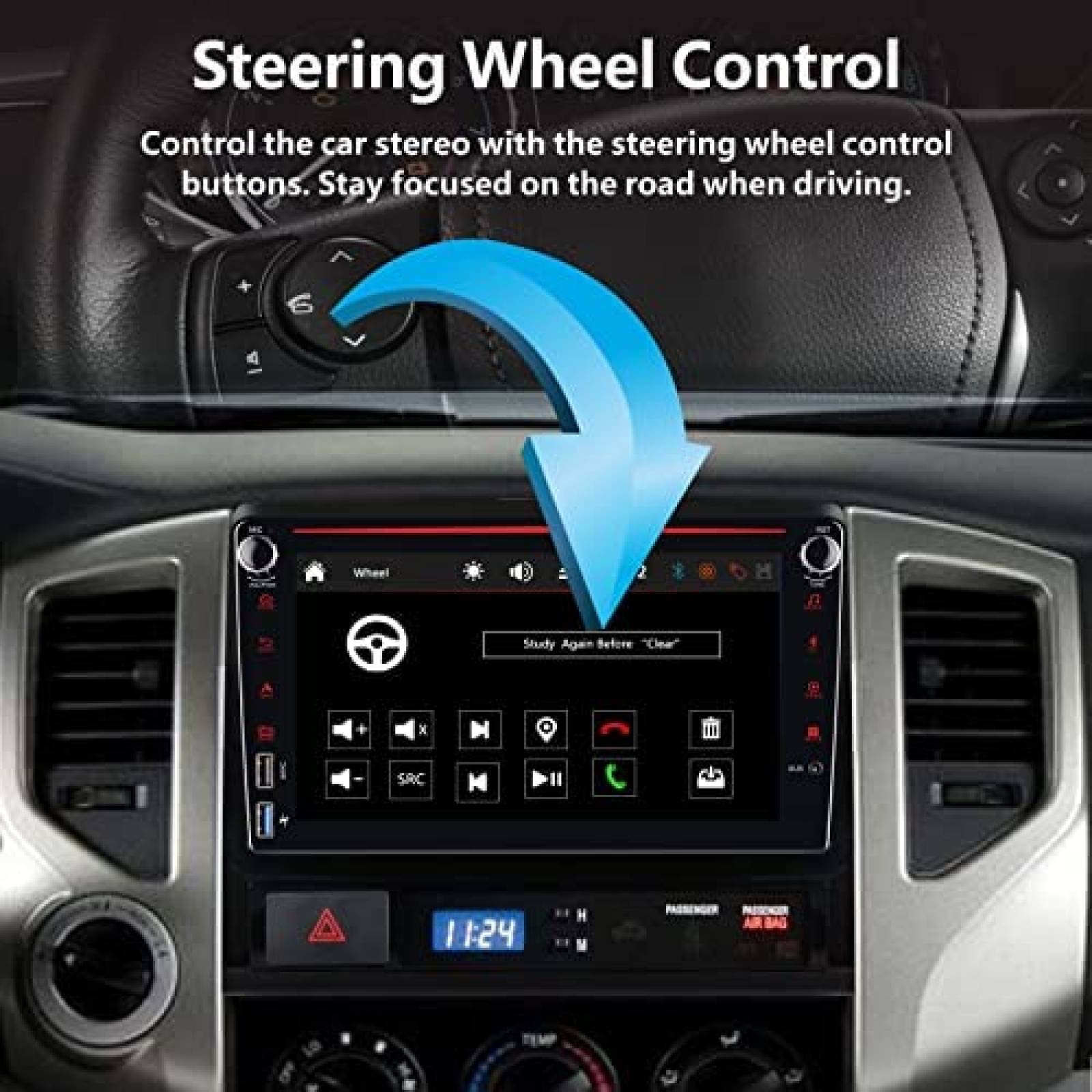Estereo tactil para Auto YZKONG 8'' Toyota Tacoma 2005-2015