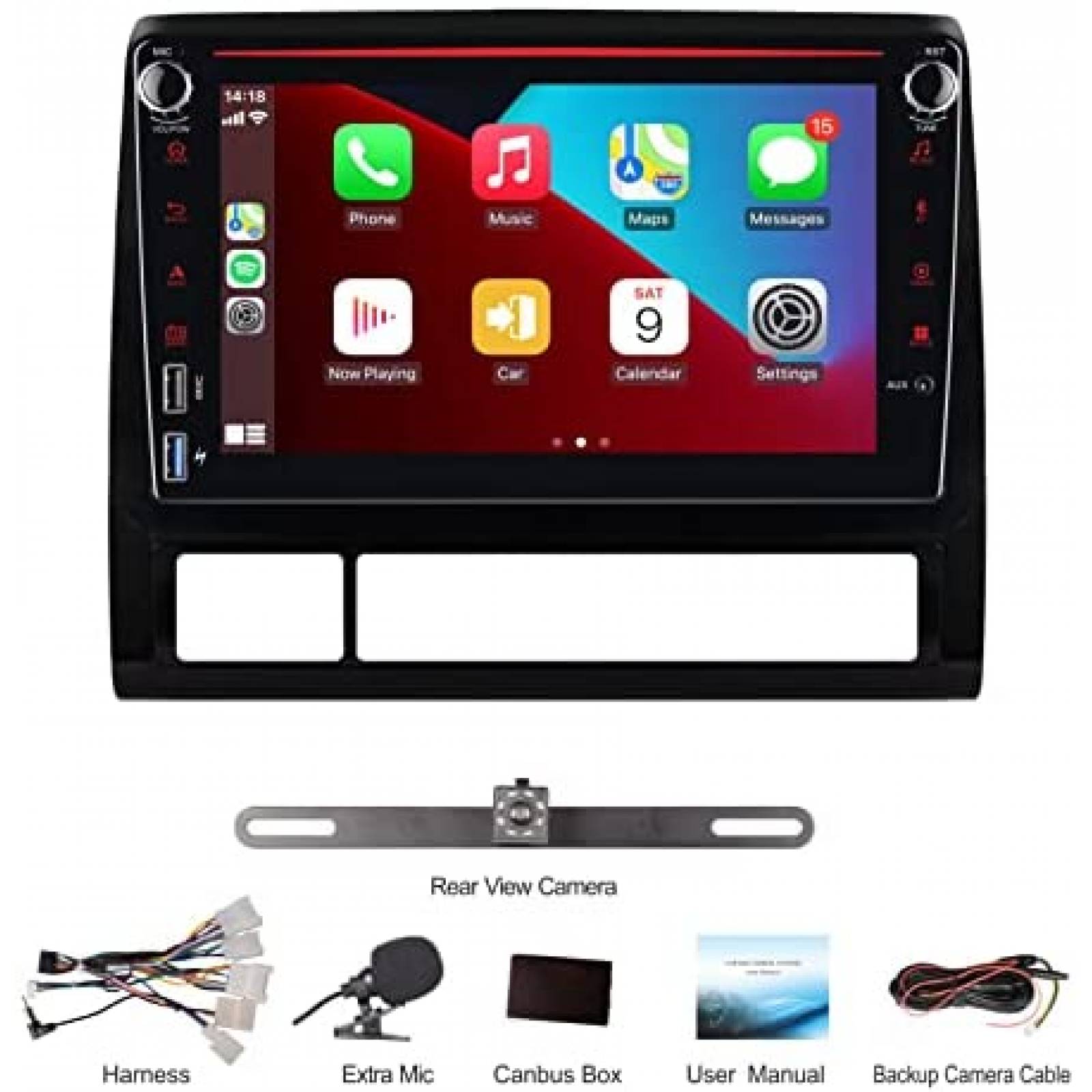 Estereo tactil para Auto YZKONG 8'' Toyota Tacoma 2005-2015