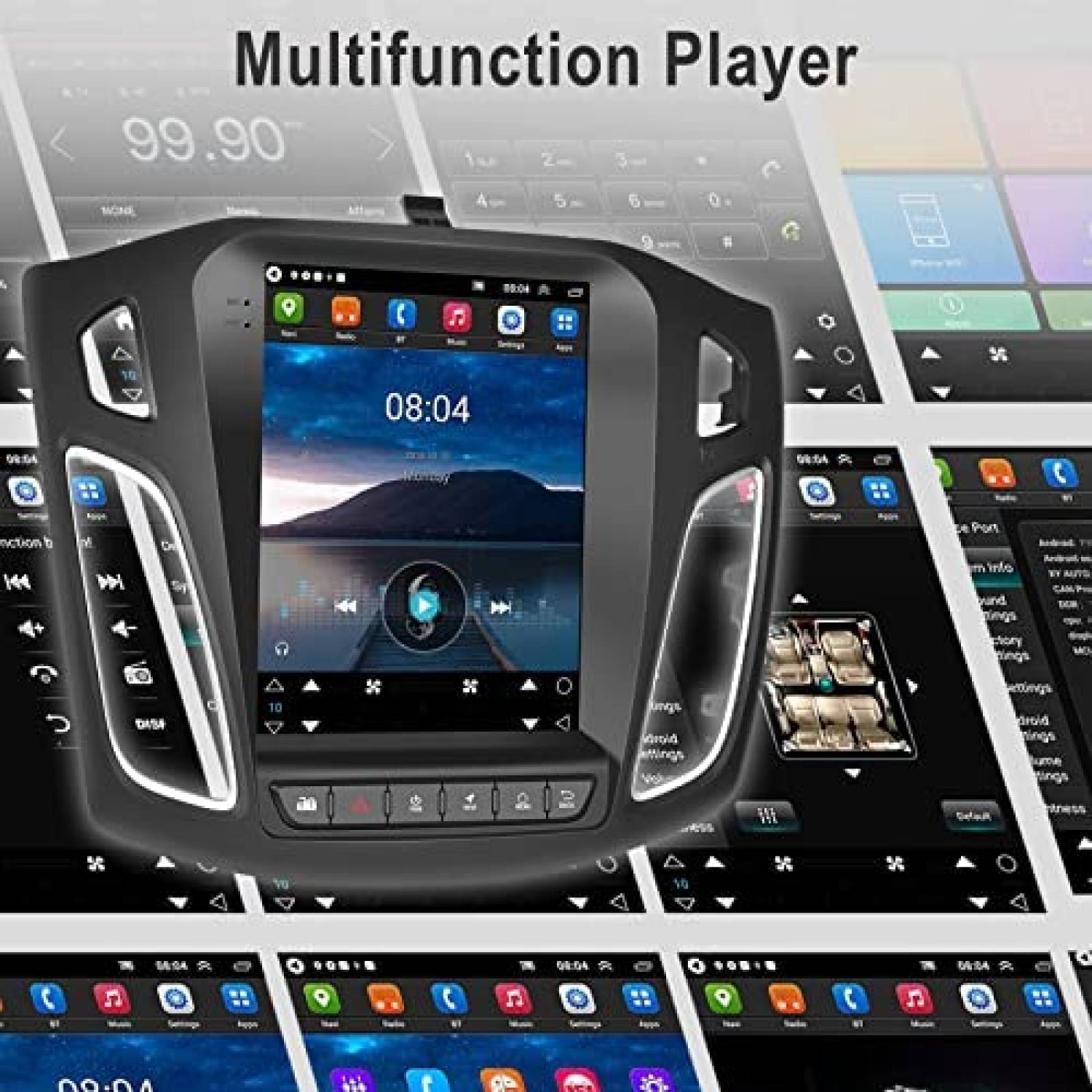 Estereo para Auto Roinvou Tactil GPS para Ford Focus 2012 13