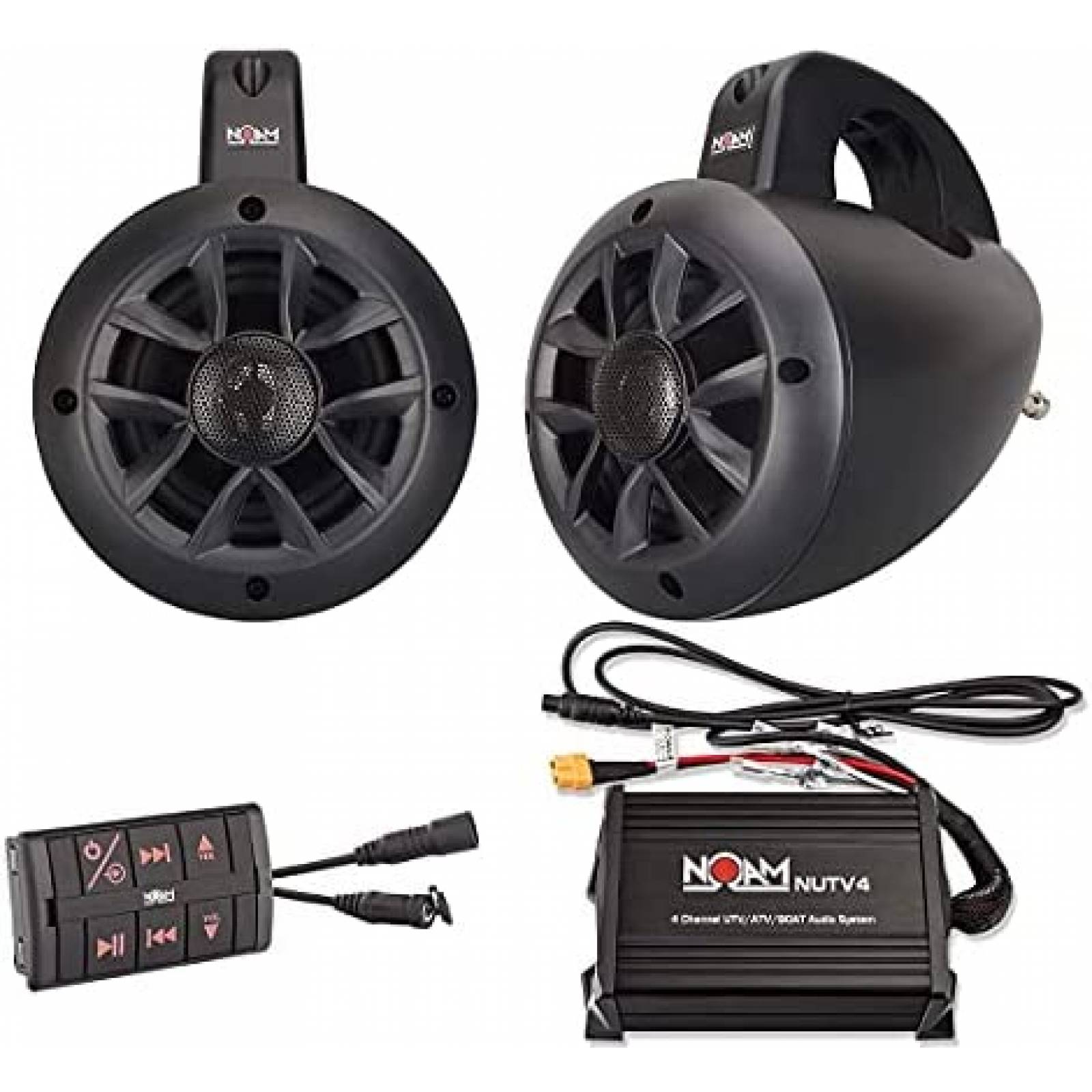 Set Bocinas Todo Terreno NOAM NUTV4 para UTV ATV Pioneer