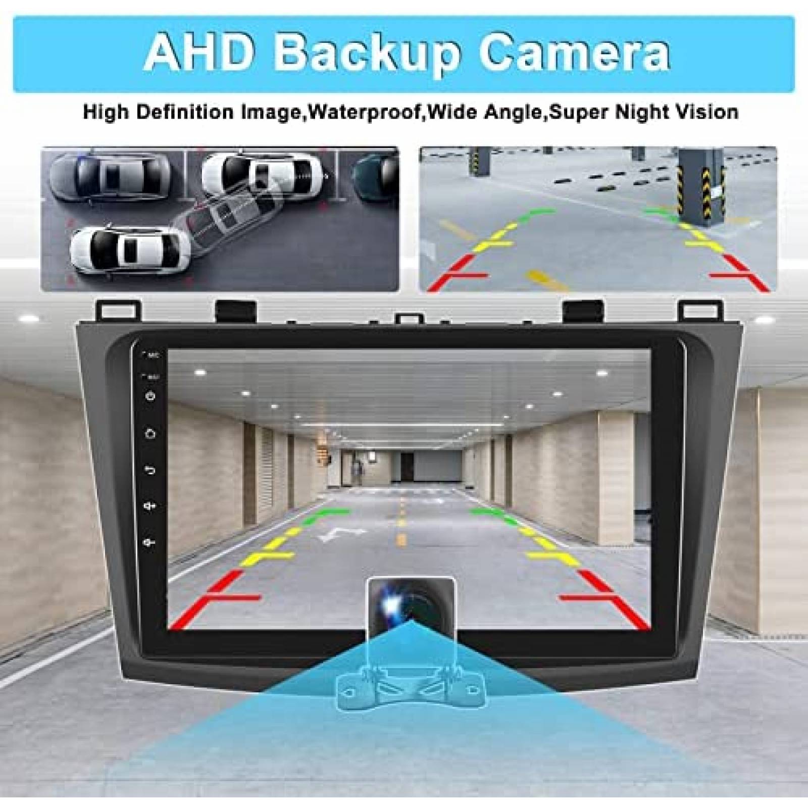 Estereo tactil para Auto CAMECHO 9'' Gps Mazda 6 2007-2012