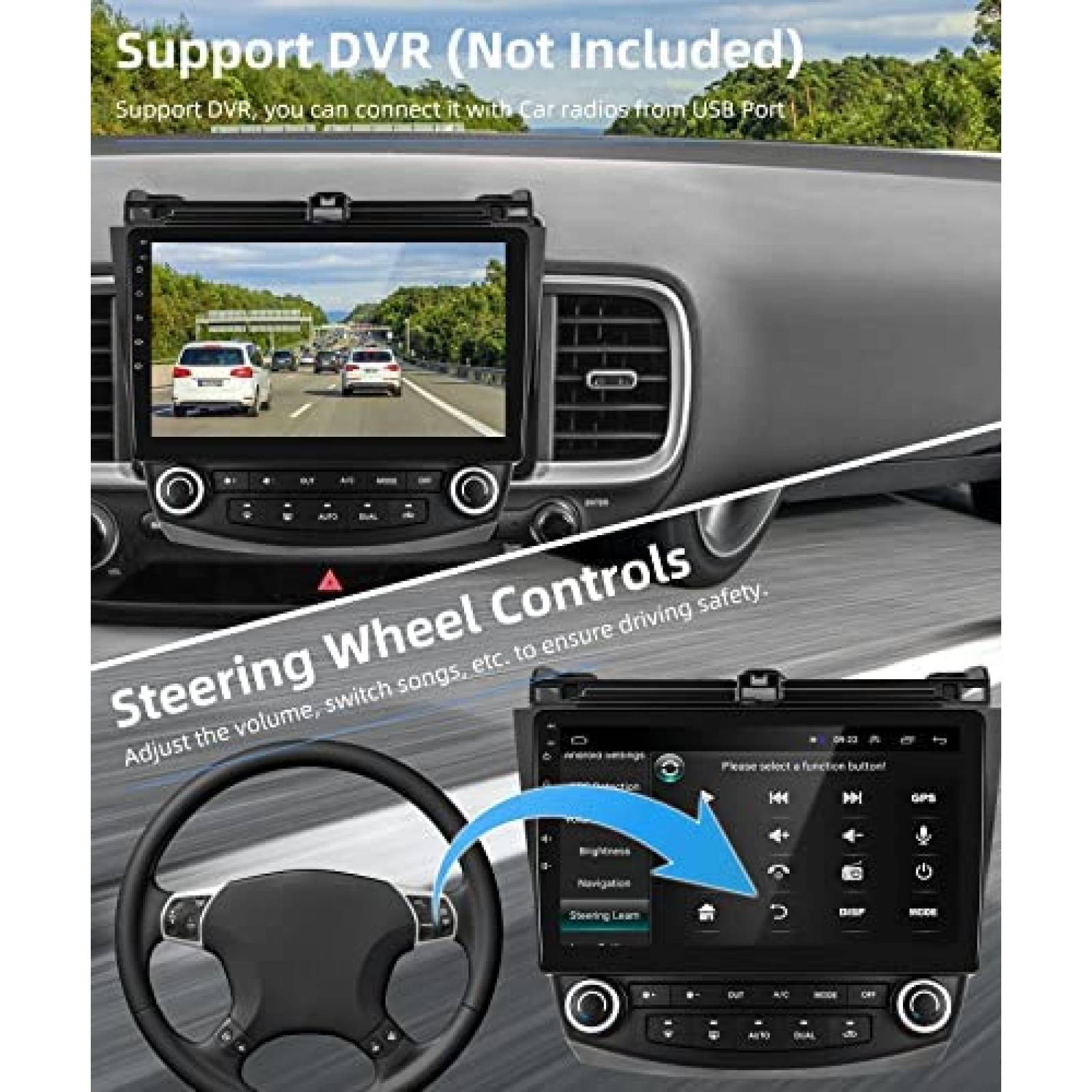 Estereo Auto Podofo SB-A2969A3MI2 10.1" Honda Accord 03-07