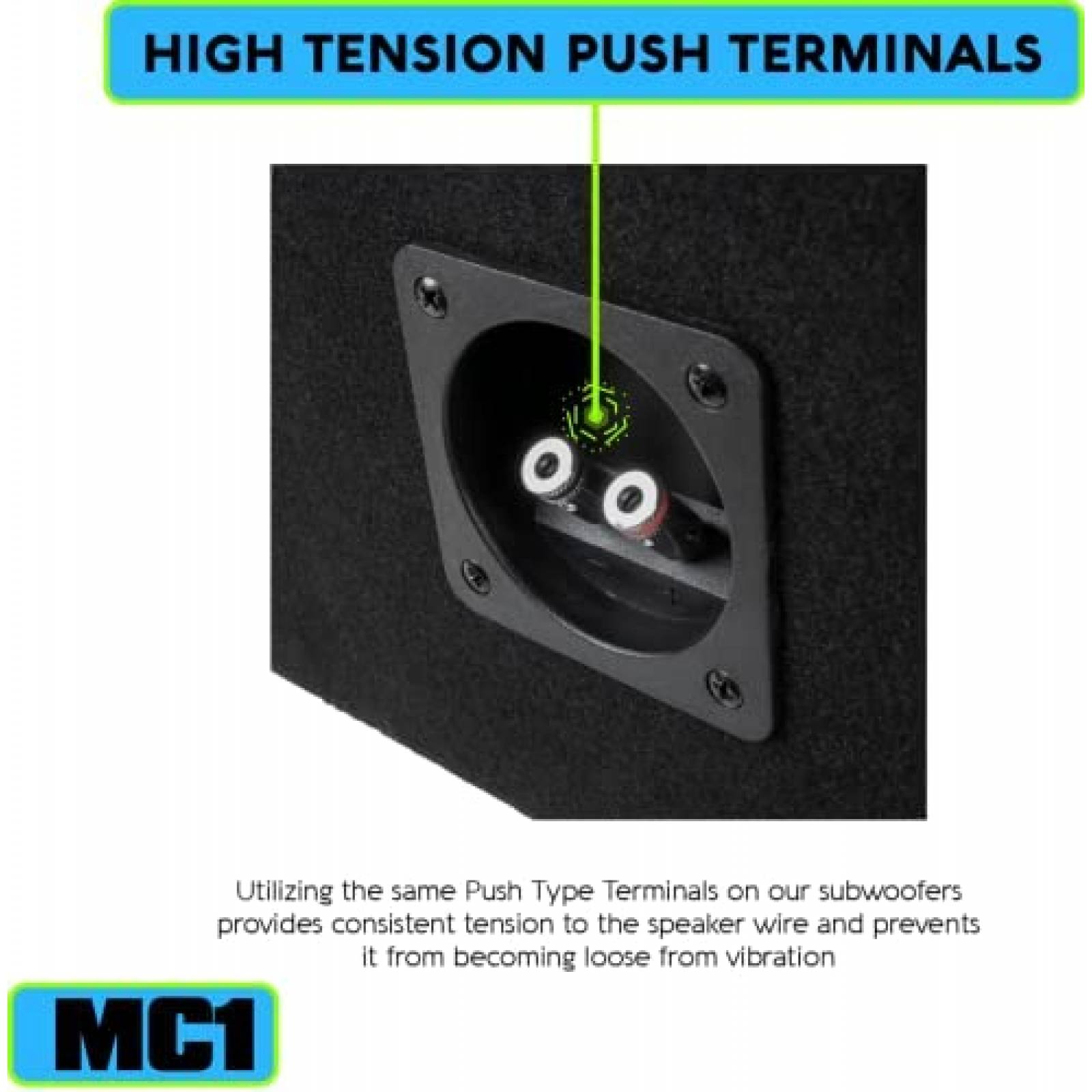 Bocina para Carro STINGER MC Series 10" Subwoofer Dual 700W