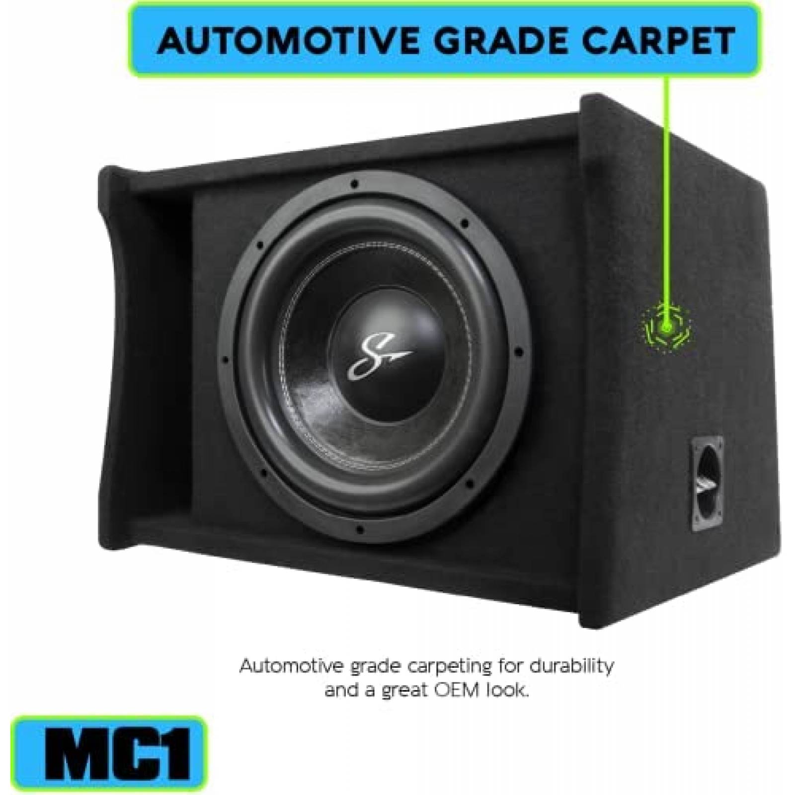 Bocina para Carro STINGER MC Series 10" Subwoofer Dual 700W
