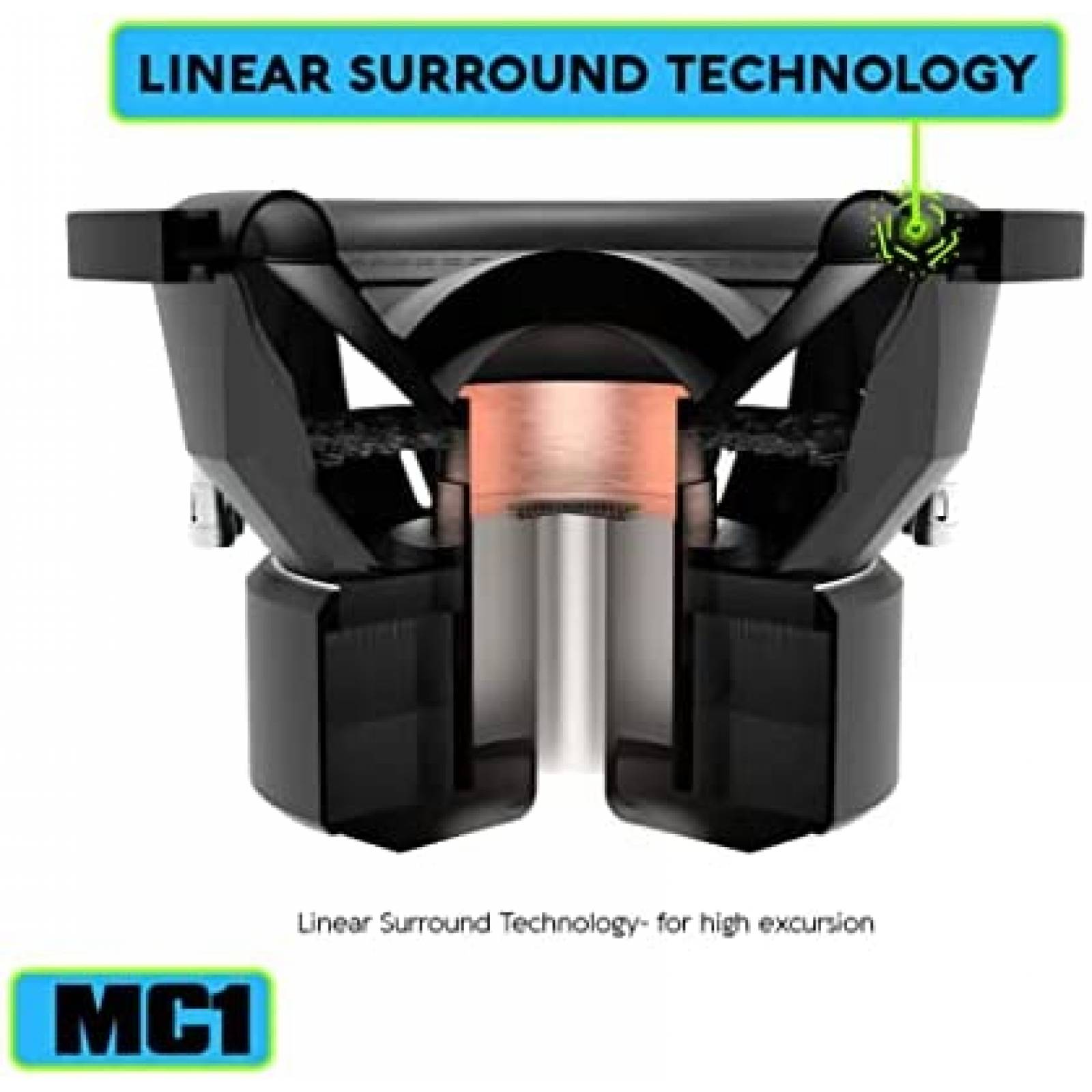 Bocina para Carro STINGER MC Series 10" Subwoofer Dual 700W