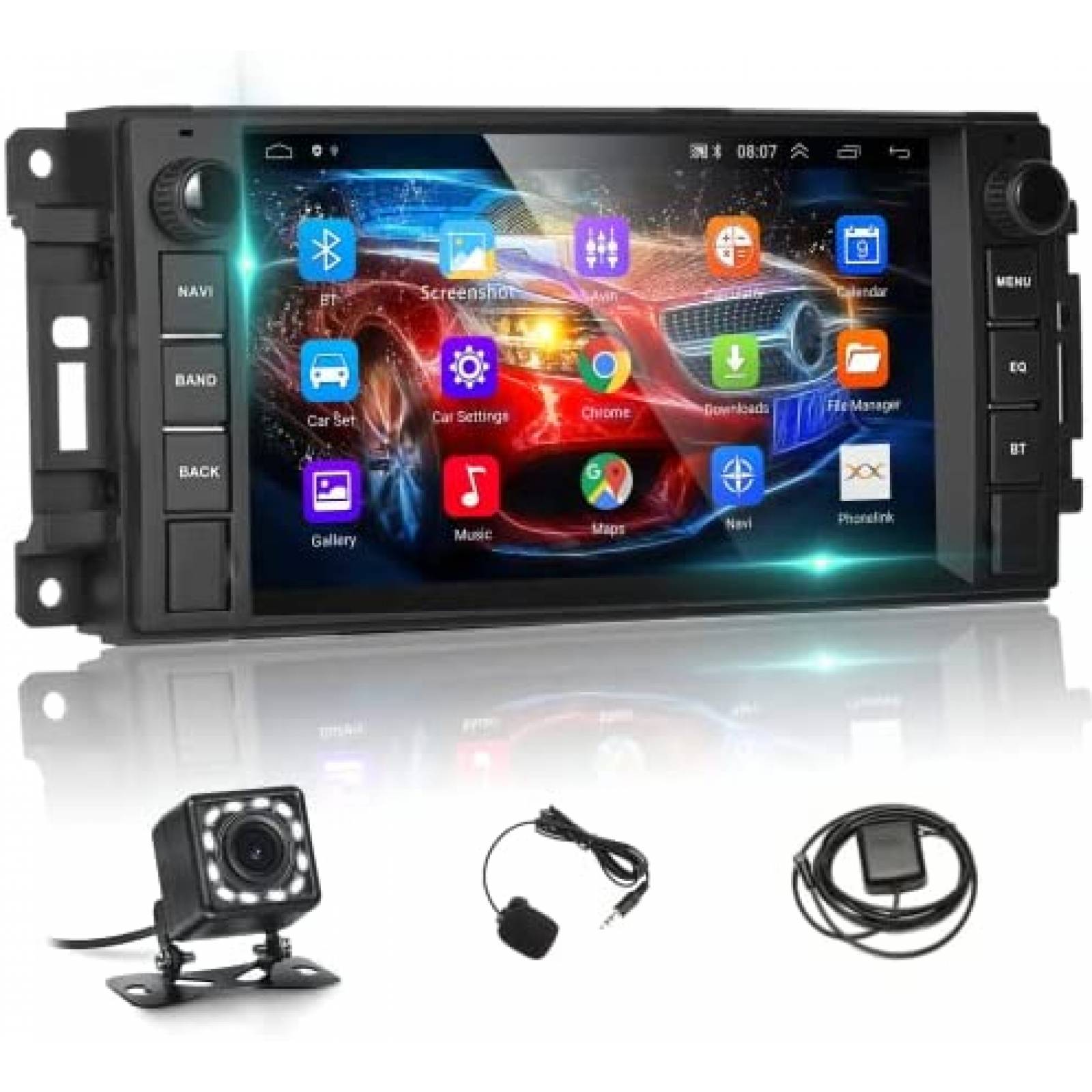 Estereo Auto Rimoody 7 pulg Bluetooth WiFi GPS -Negro
