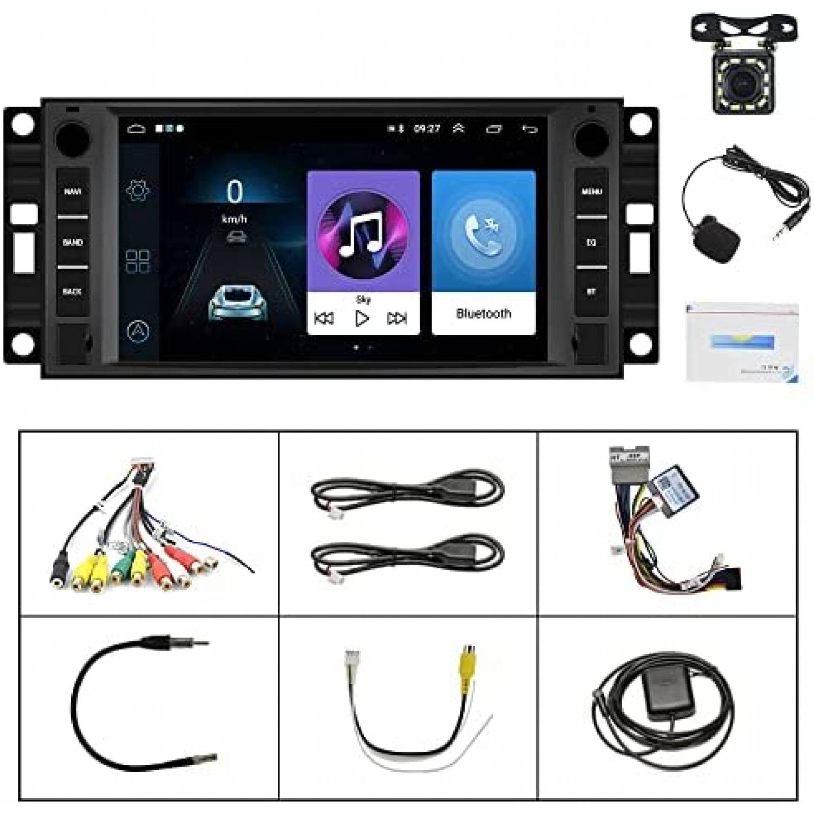 Estereo Auto Rimoody 7 pulg Bluetooth WiFi GPS -Negro