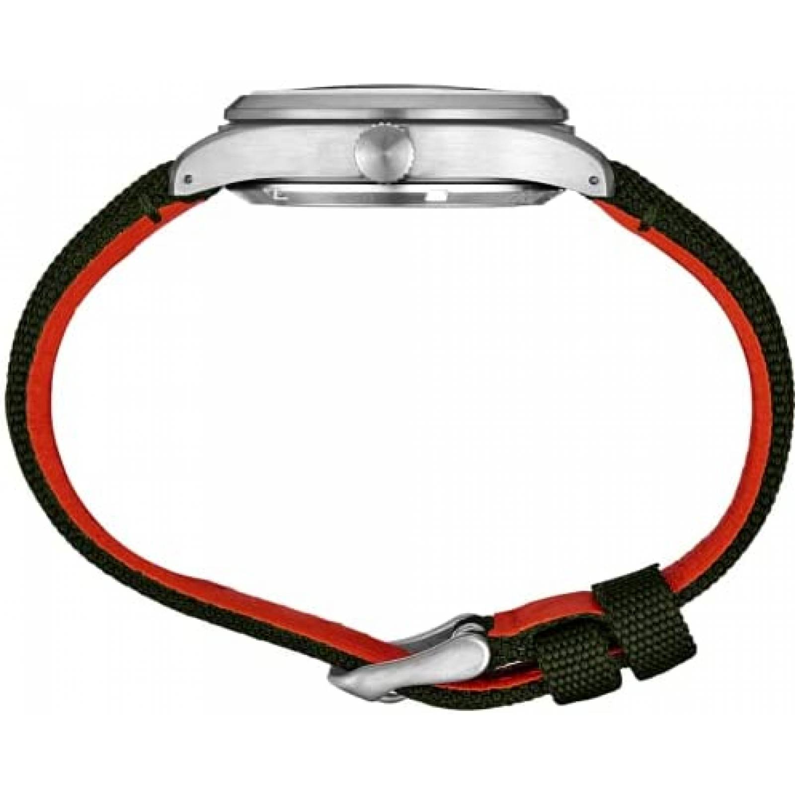 Reloj Deportivo Seiko SRPH29 50mm Analogo Nylon -Verde